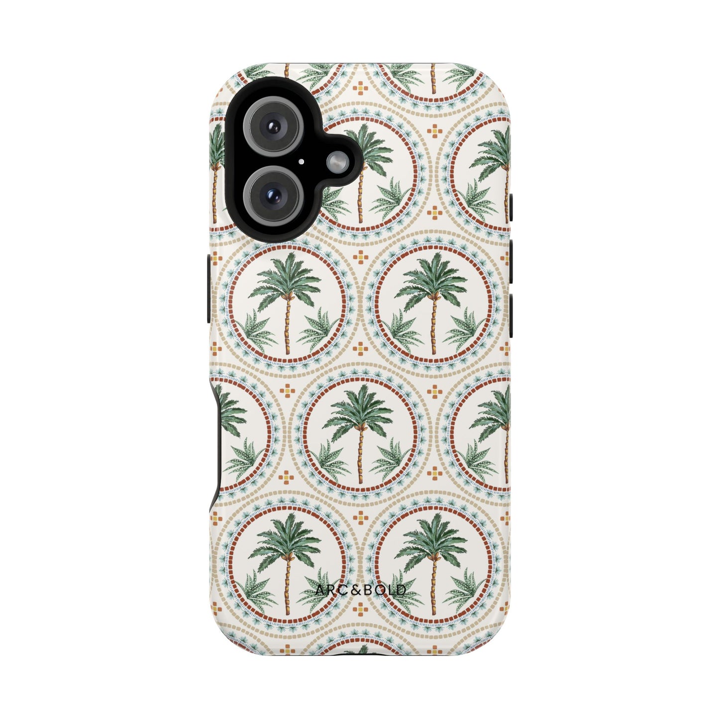 Tropical Tile Palm - Magnetic Tough Case - Arc & Bold