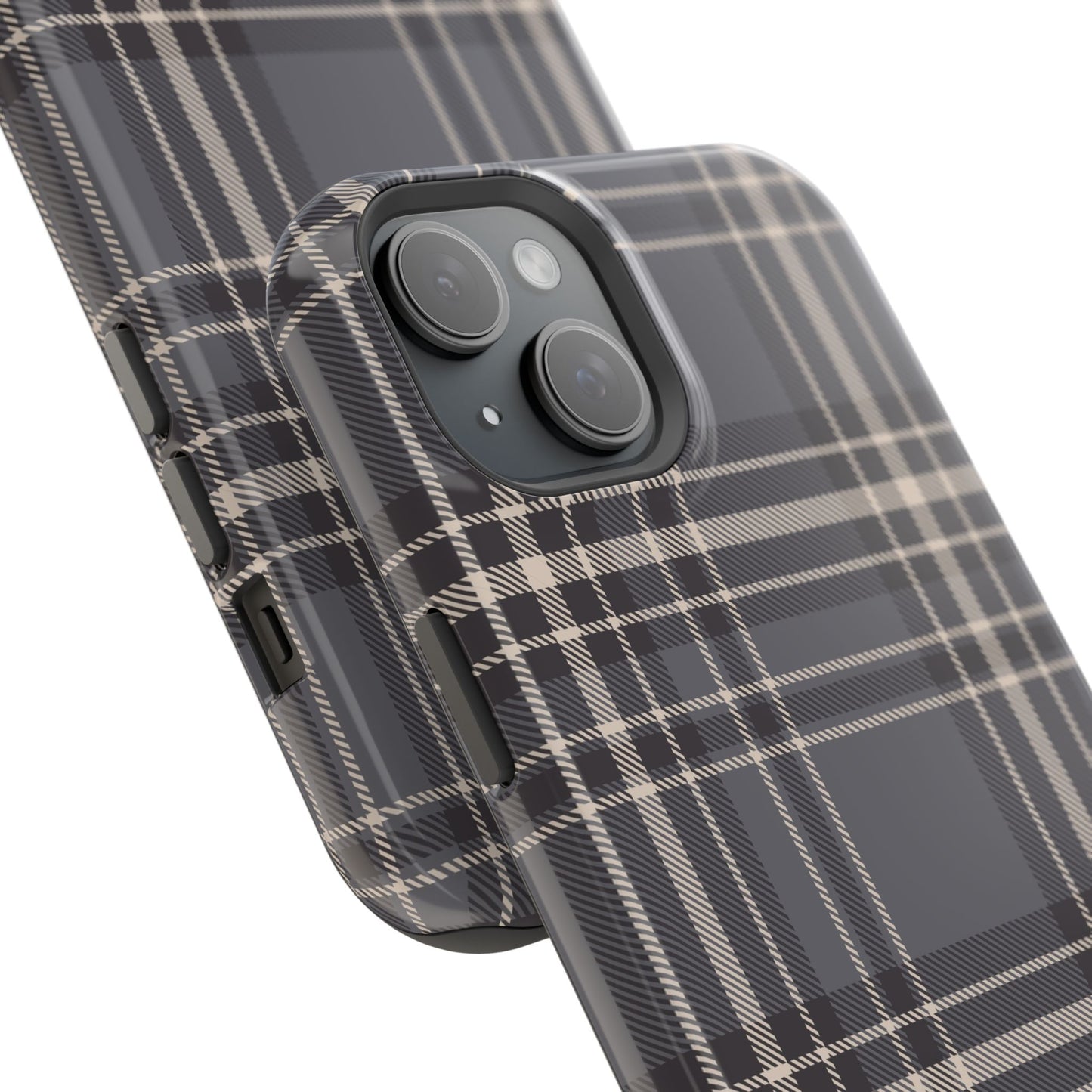 Monochrome Tartan - Magnetic Tough Case - Arc & Bold