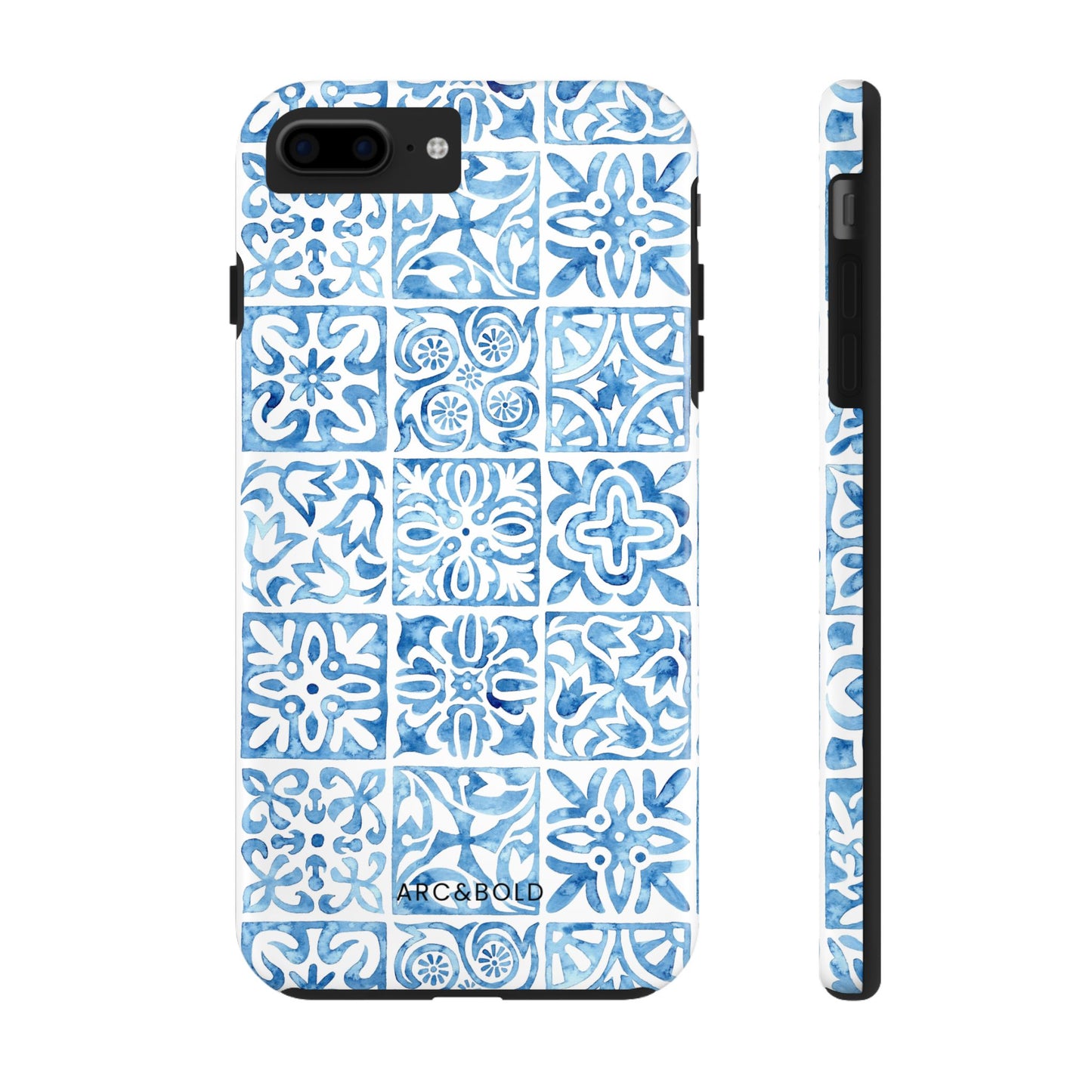 Blue Mosaic - Tough Phone Case - Arc & Bold