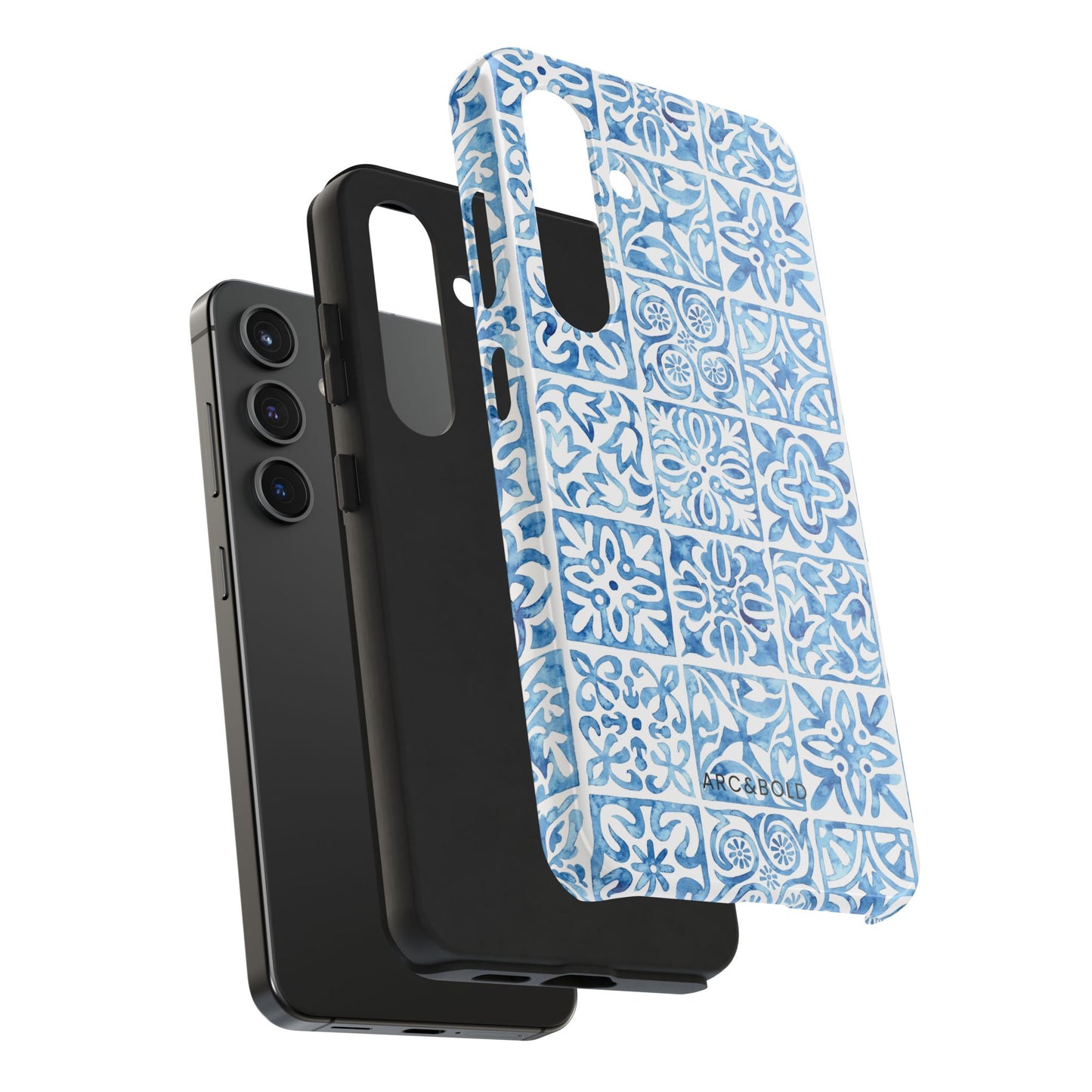 Blue Mosaic - Tough Phone Case - Arc & Bold