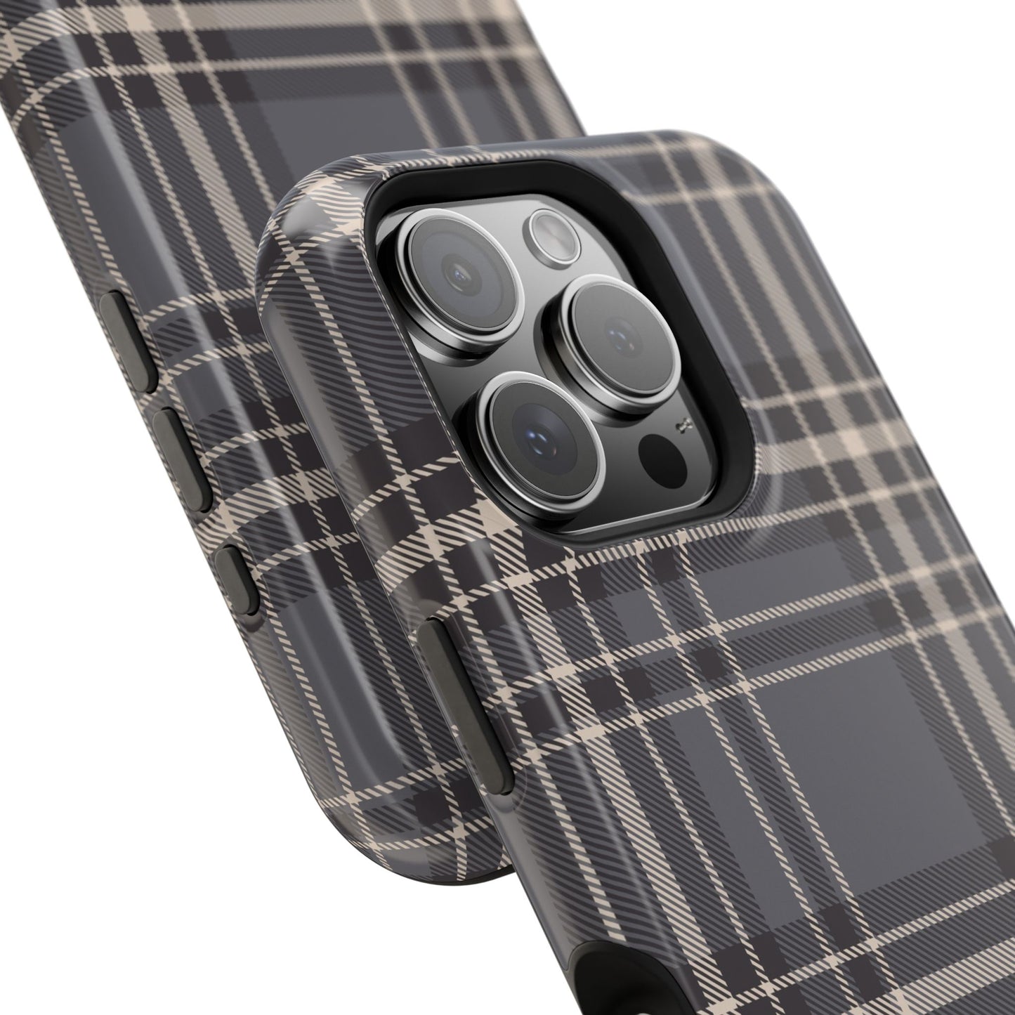 Monochrome Tartan - Magnetic Tough Case - Arc & Bold