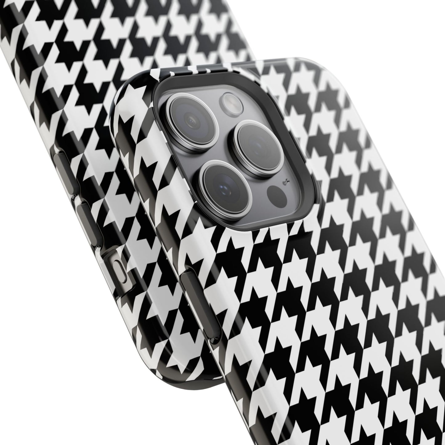 Houndstooth - Magnetic Phone Case - Arc & Bold