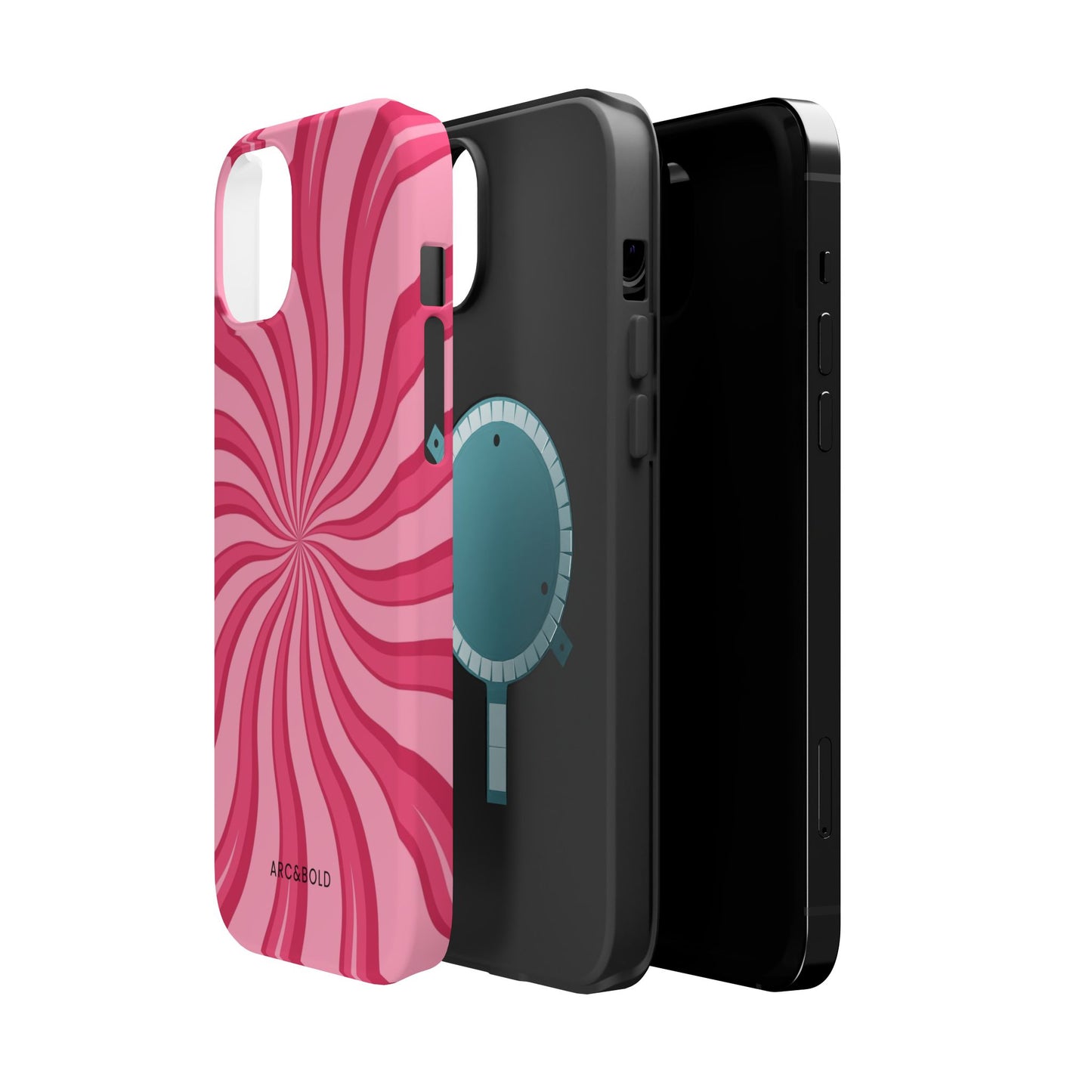 Candy Swirl - Magnetic Phone Case - Arc & Bold