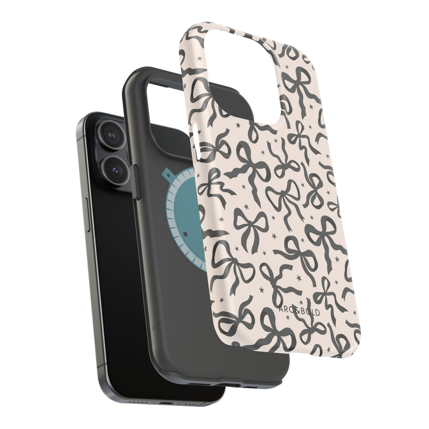 Noir Bows - Magnetic Tough Case - Arc & Bold
