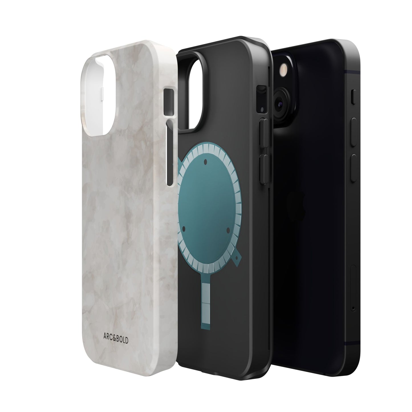 Marble - Magnetic Phone Case - Arc & Bold