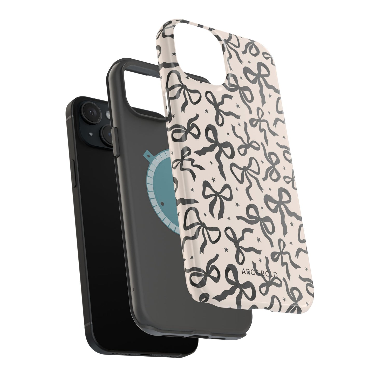 Noir Bows - Magnetic Tough Case - Arc & Bold