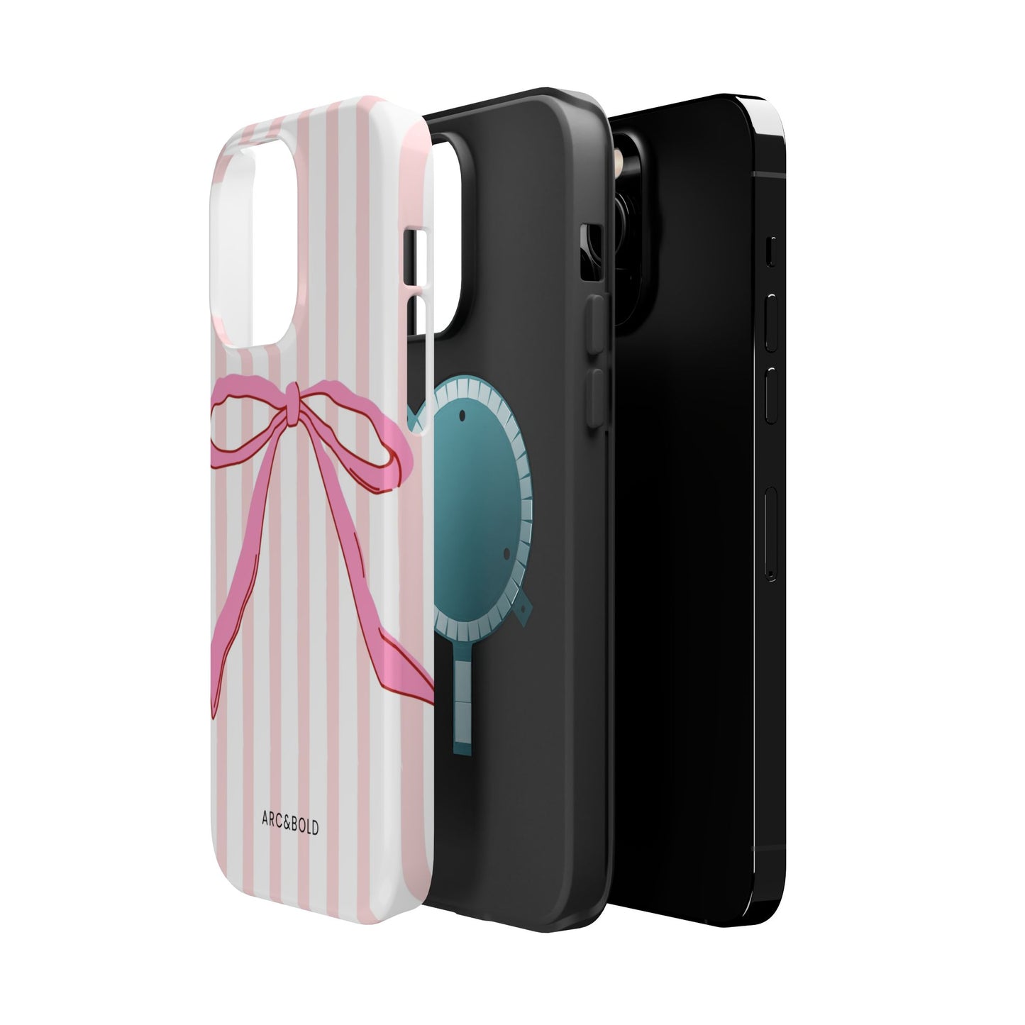 Pink Bow - Magnetic Phone Case - Arc & Bold