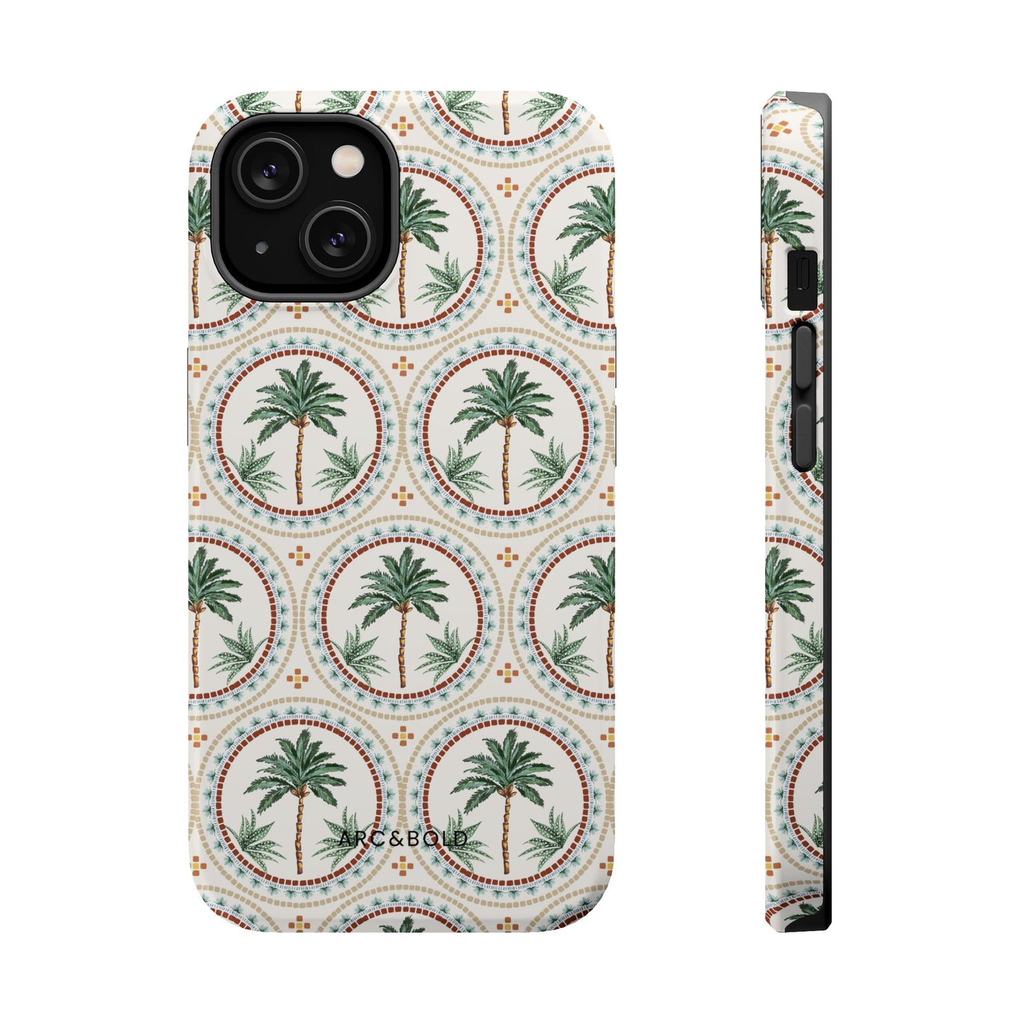 Tropical Tile Palm - Magnetic Tough Case - Arc & Bold