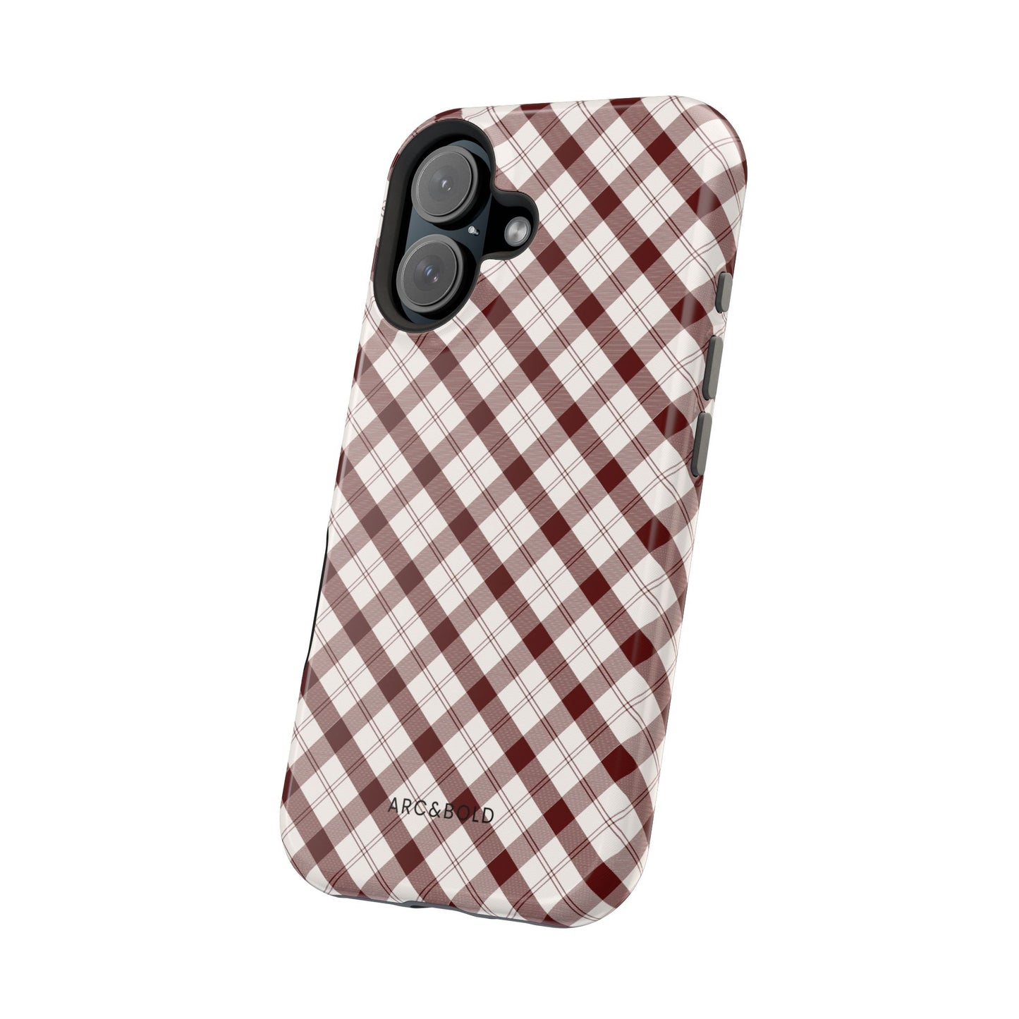 Maroon - Magnetic Tough Case - Arc & Bold