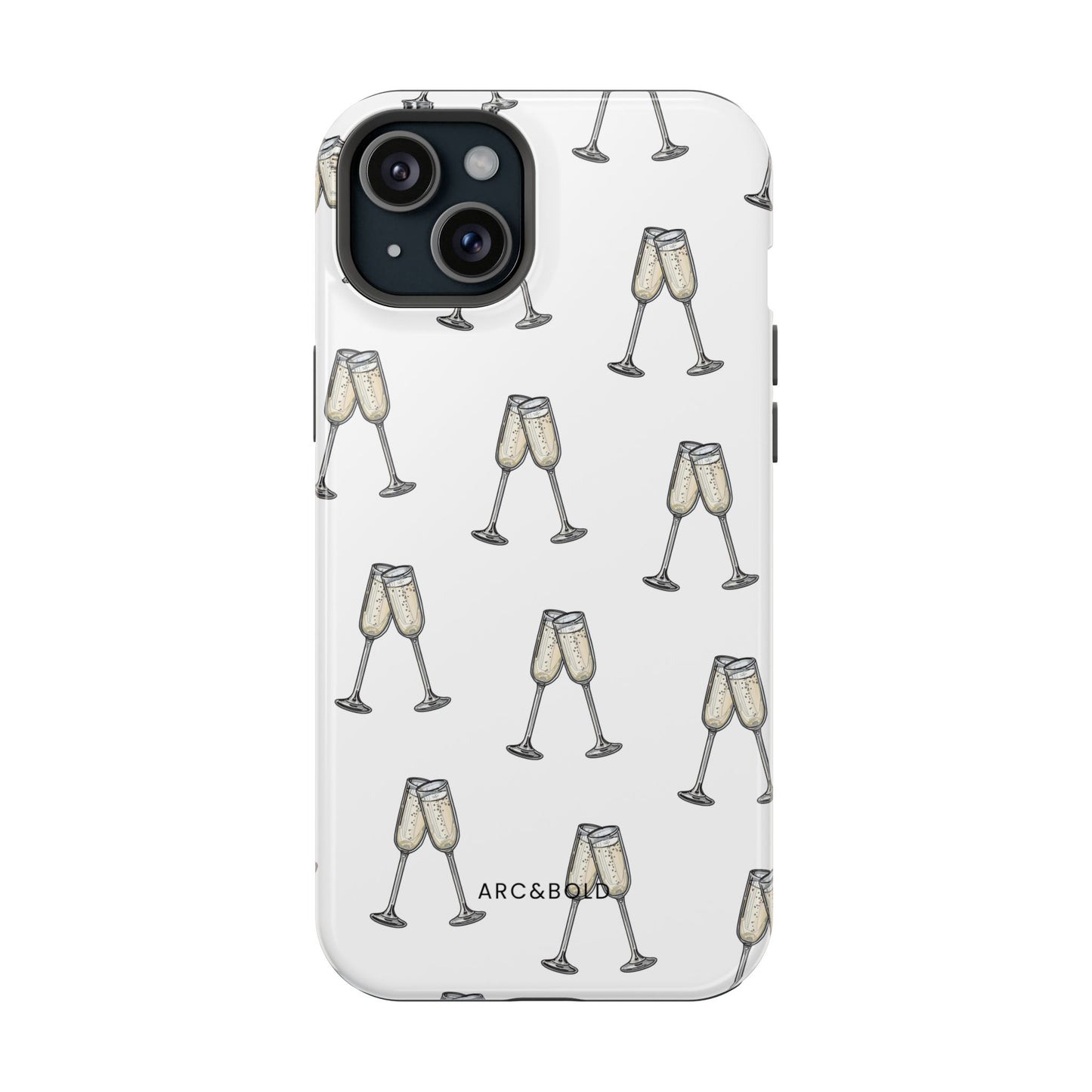 Champagne Toast -Magnetic Tough Case - Arc & Bold