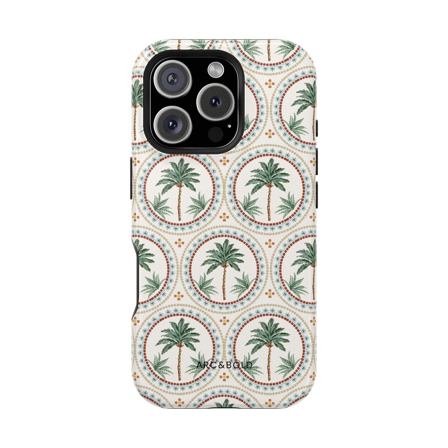 Tropical Tile Palm - Magnetic Tough Case - Arc & Bold