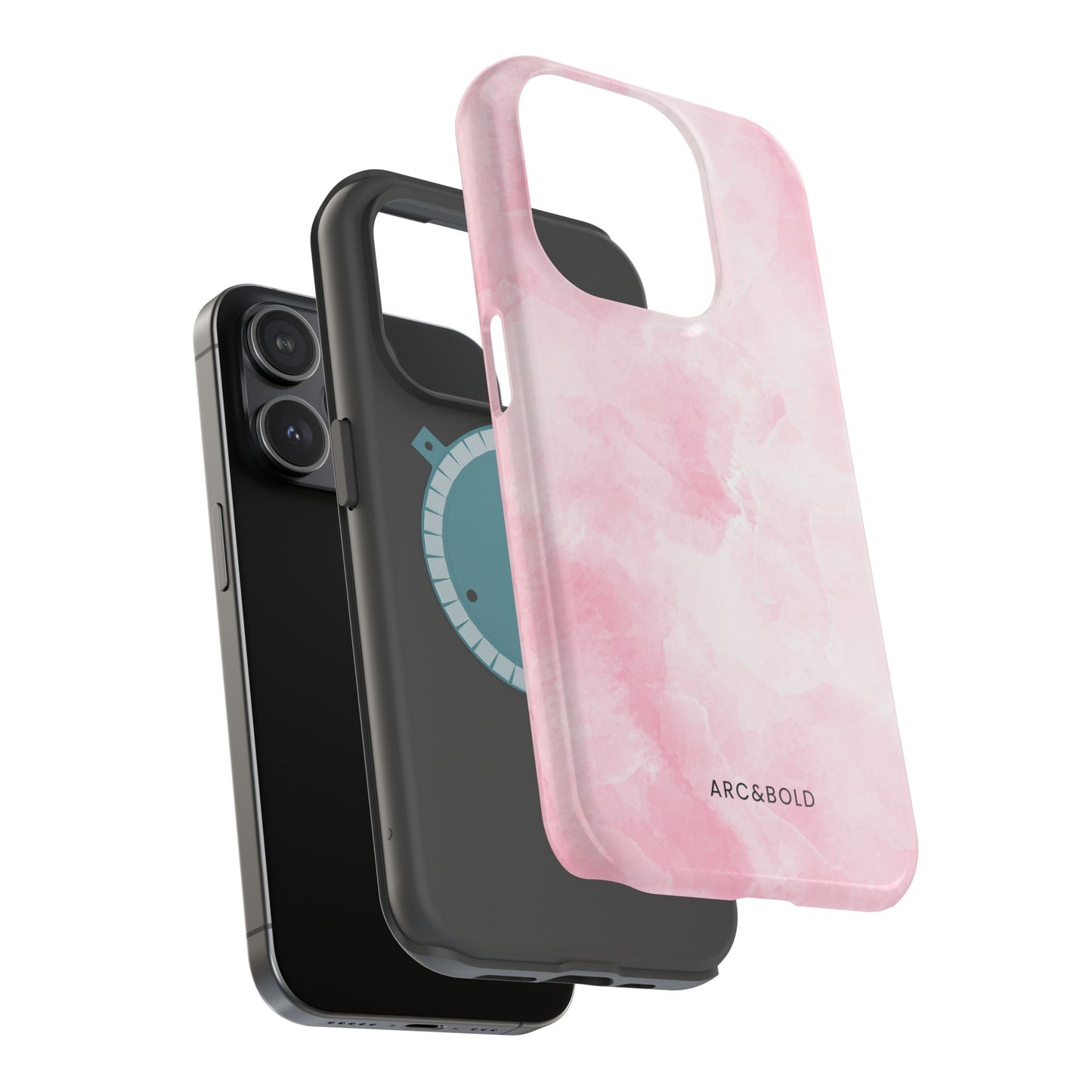 Blush Marble - Magnetic Tough Case - Arc & Bold