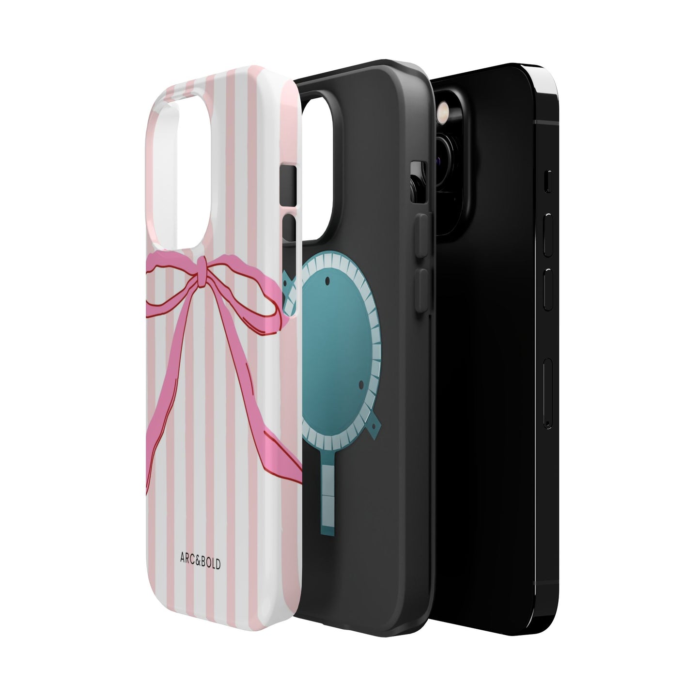 Pink Bow - Magnetic Phone Case - Arc & Bold