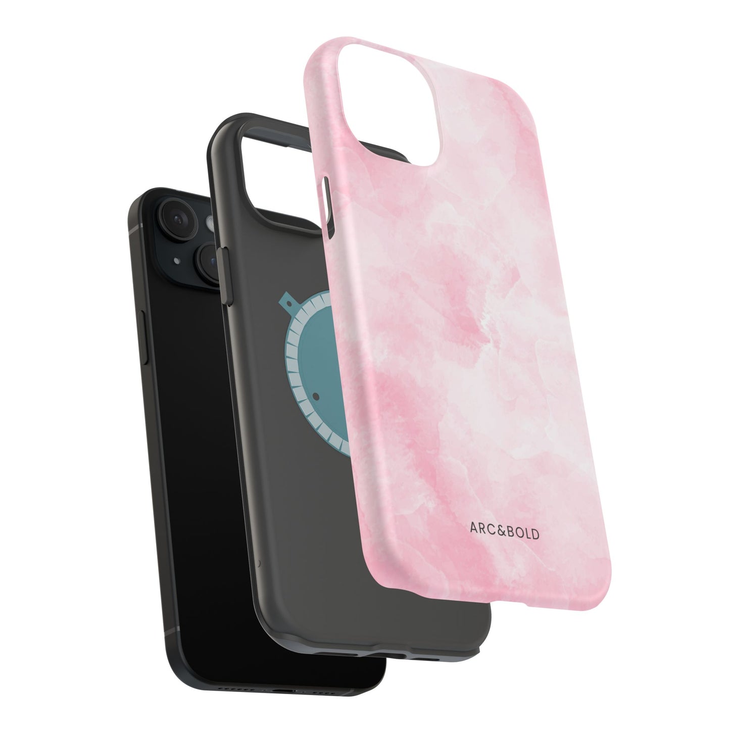 Blush Marble - Magnetic Tough Case - Arc & Bold