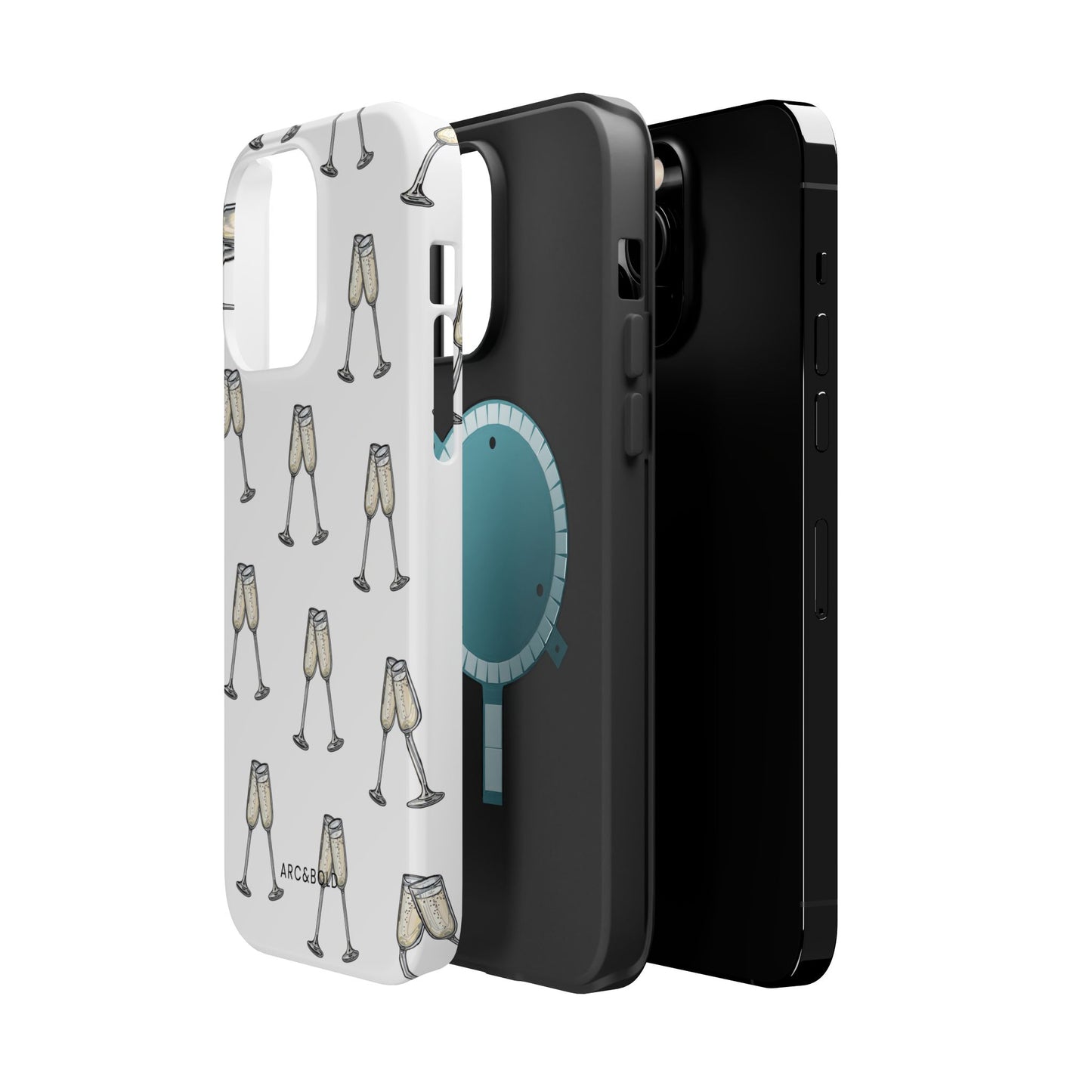 Champagne Toast -Magnetic Tough Case - Arc & Bold