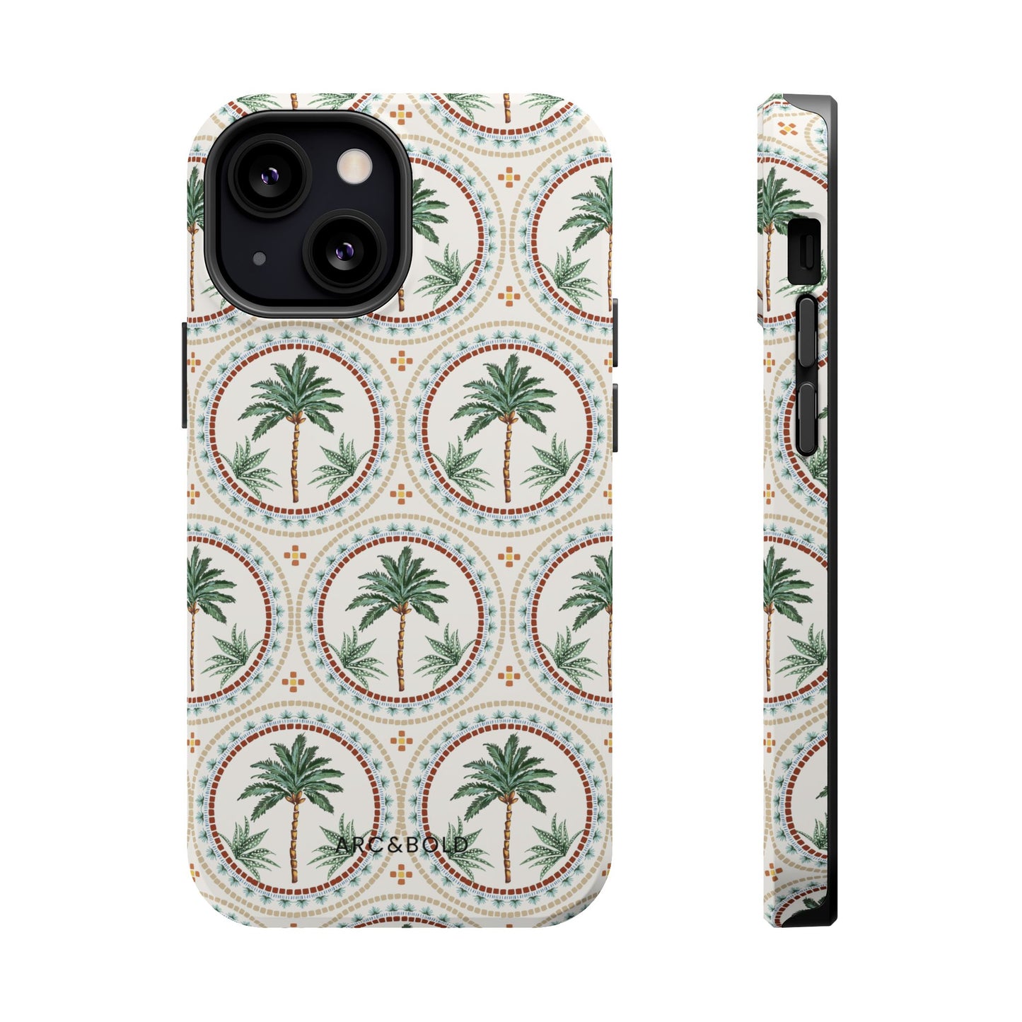 Tropical Tile Palm - Magnetic Tough Case - Arc & Bold