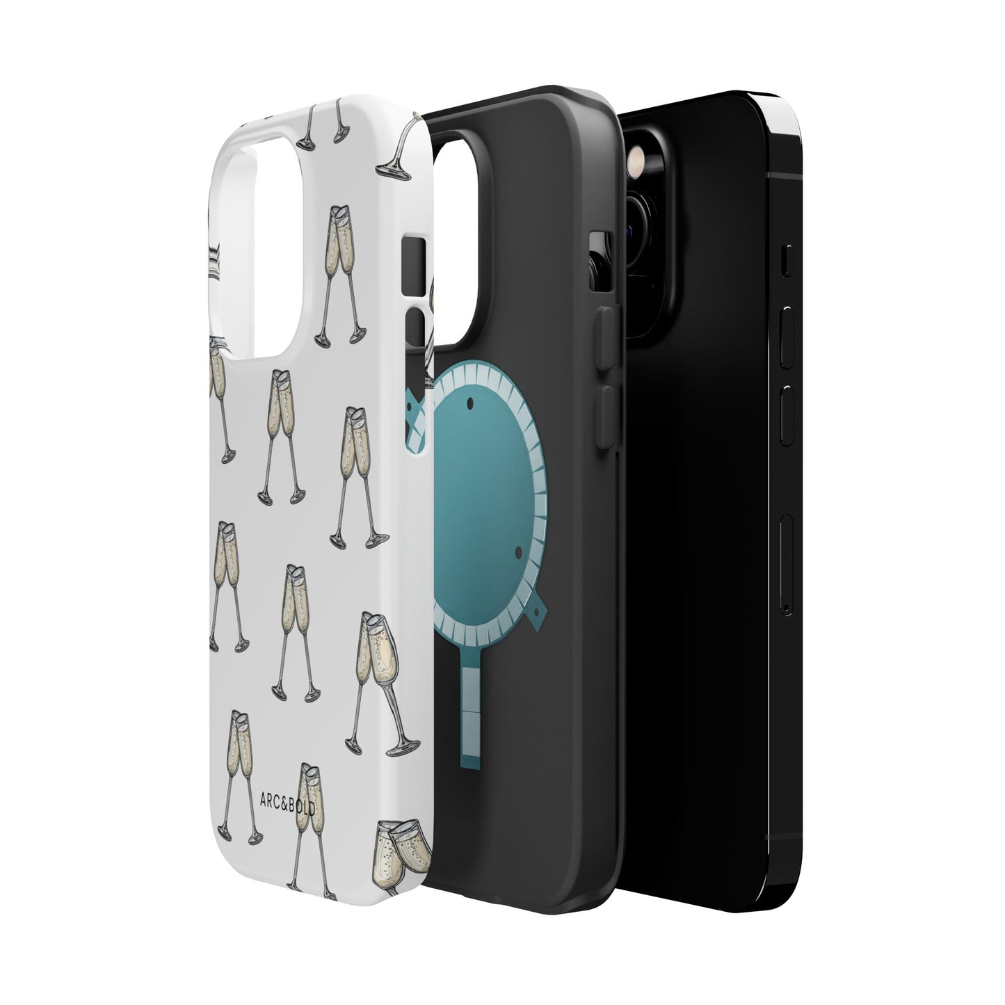 Champagne Toast -Magnetic Tough Case - Arc & Bold