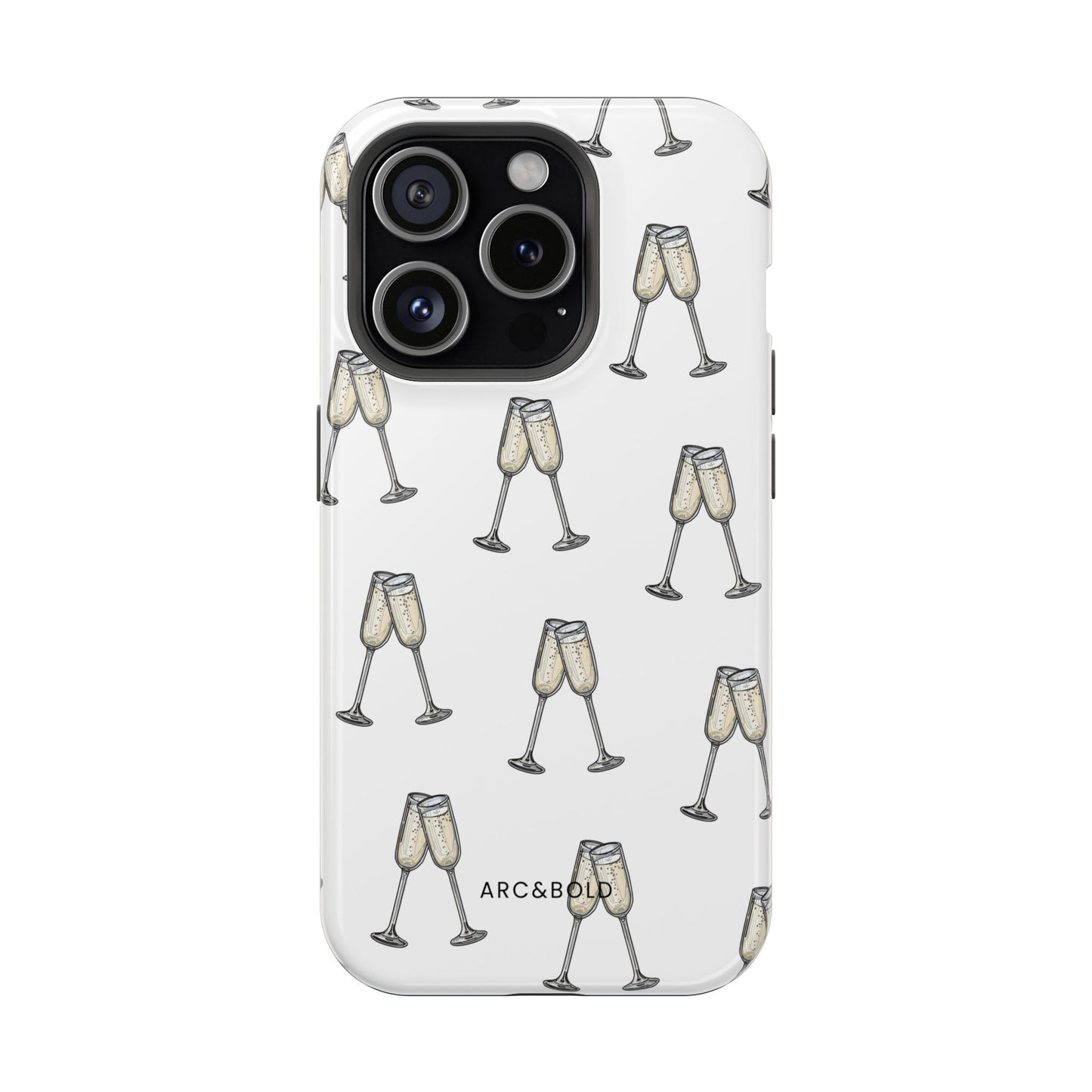 Champagne Toast -Magnetic Tough Case - Arc & Bold