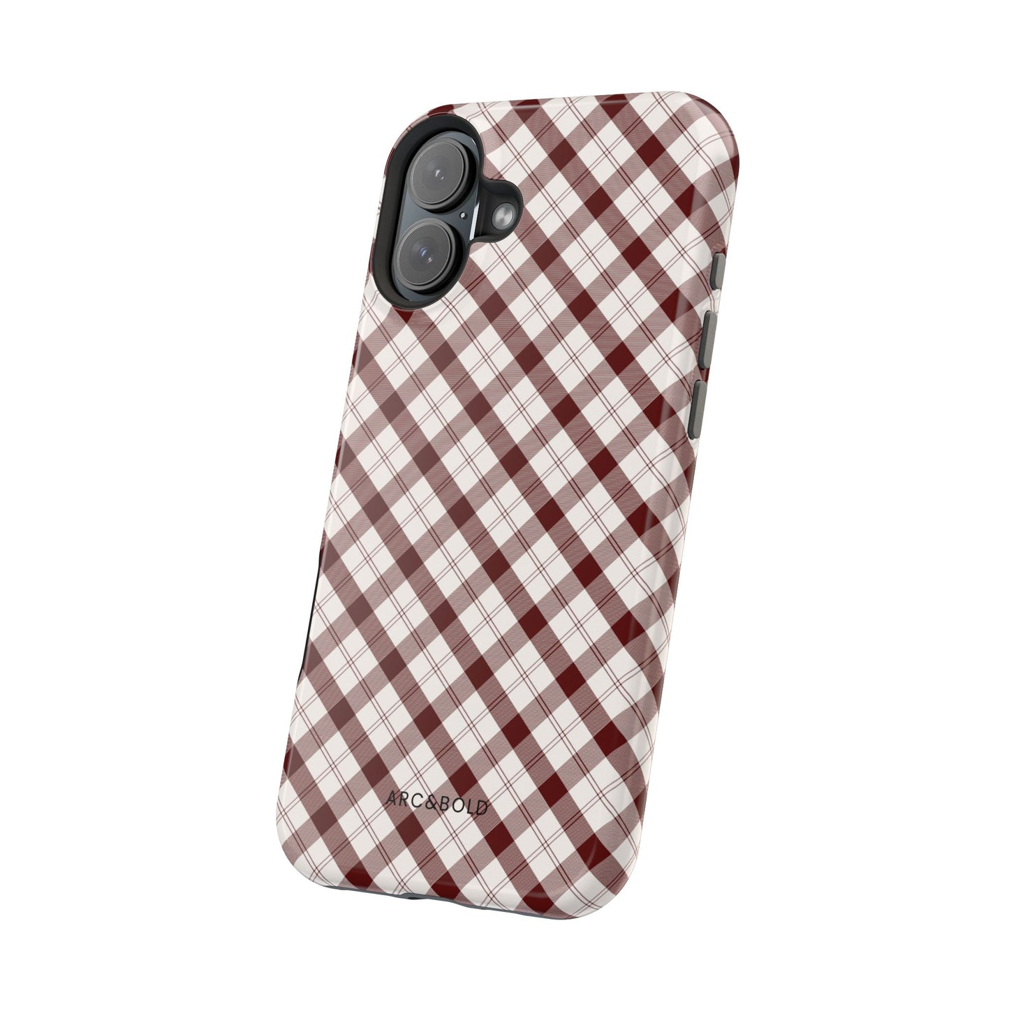 Maroon - Magnetic Tough Case - Arc & Bold