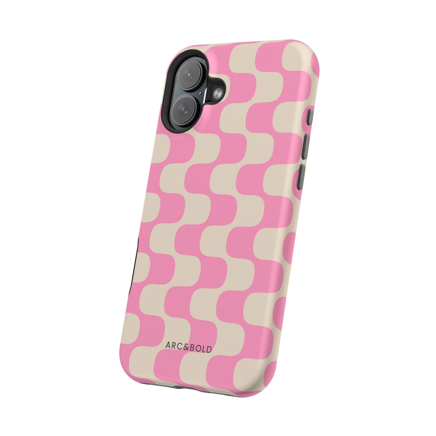 Pink Waves - Magnetic Phone Case - Arc & Bold