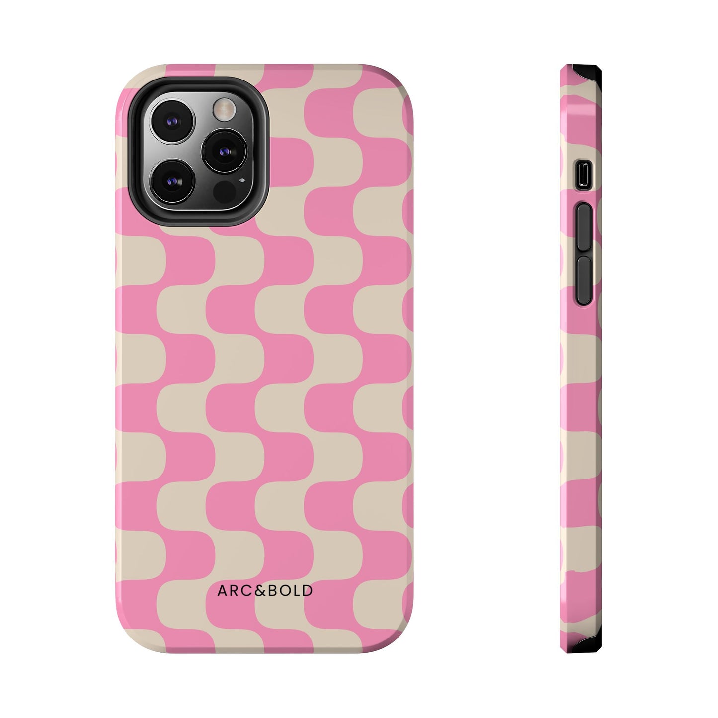 Pink Waves - Tough Phone Case - Arc & Bold