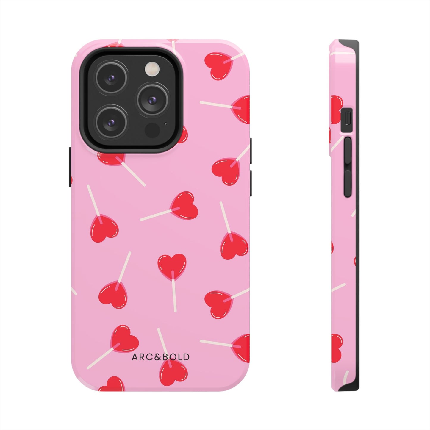 Heart Pops - Tough Phone Case - Arc & Bold
