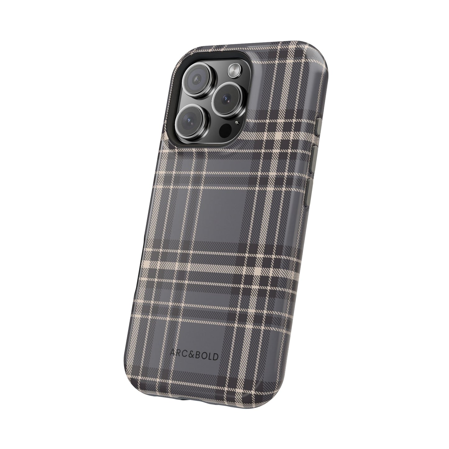 Monochrome Tartan - Magnetic Tough Case - Arc & Bold