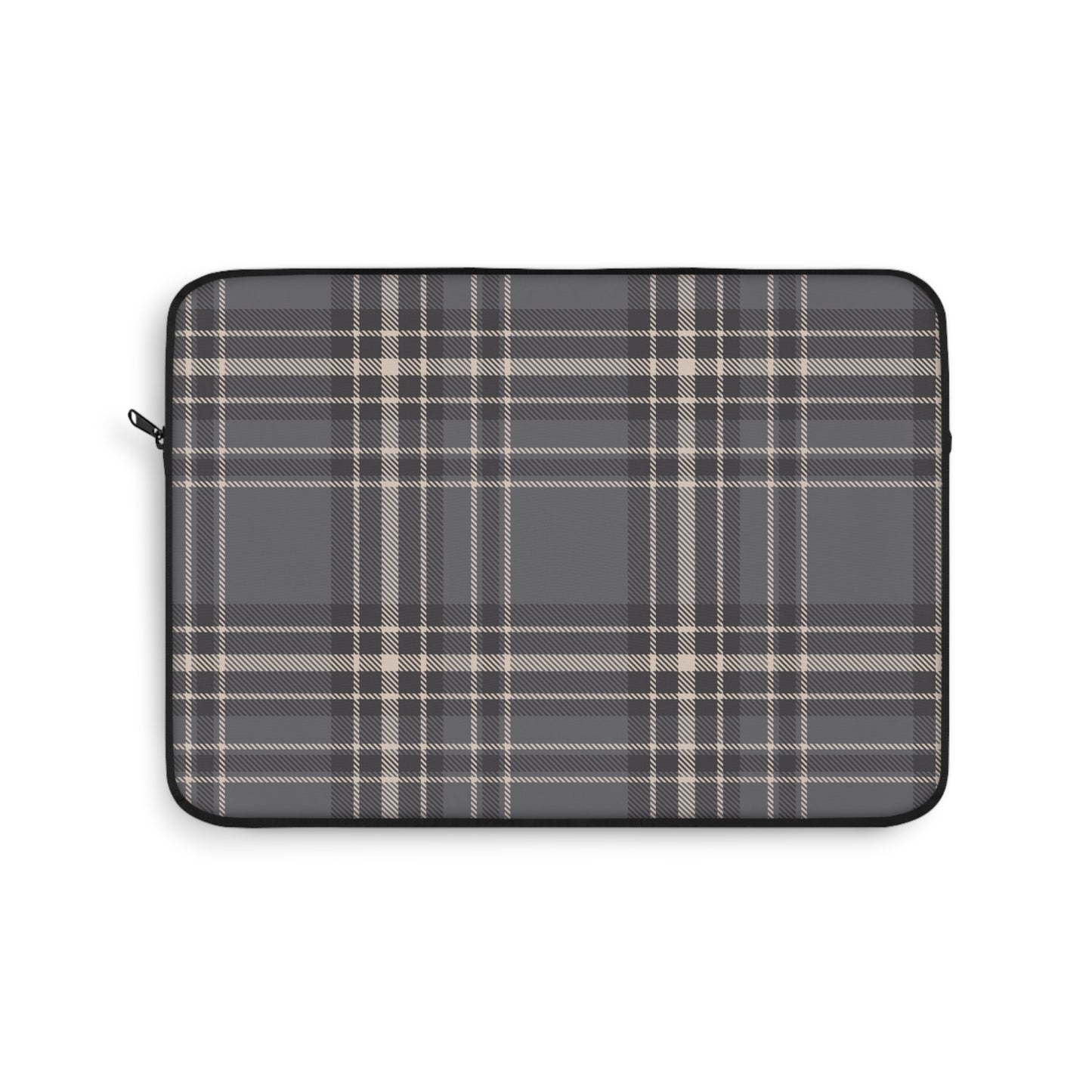 Monochrome Tartan - Laptop Sleeve - Arc & Bold