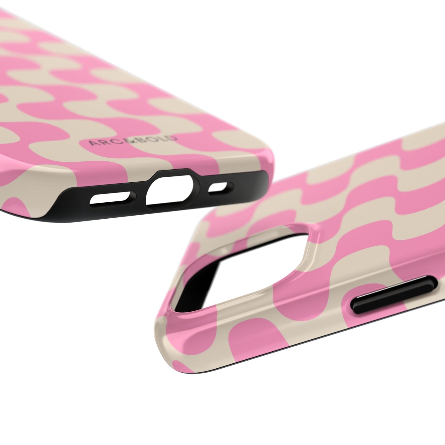 Pink Waves - Tough Phone Case - Arc & Bold