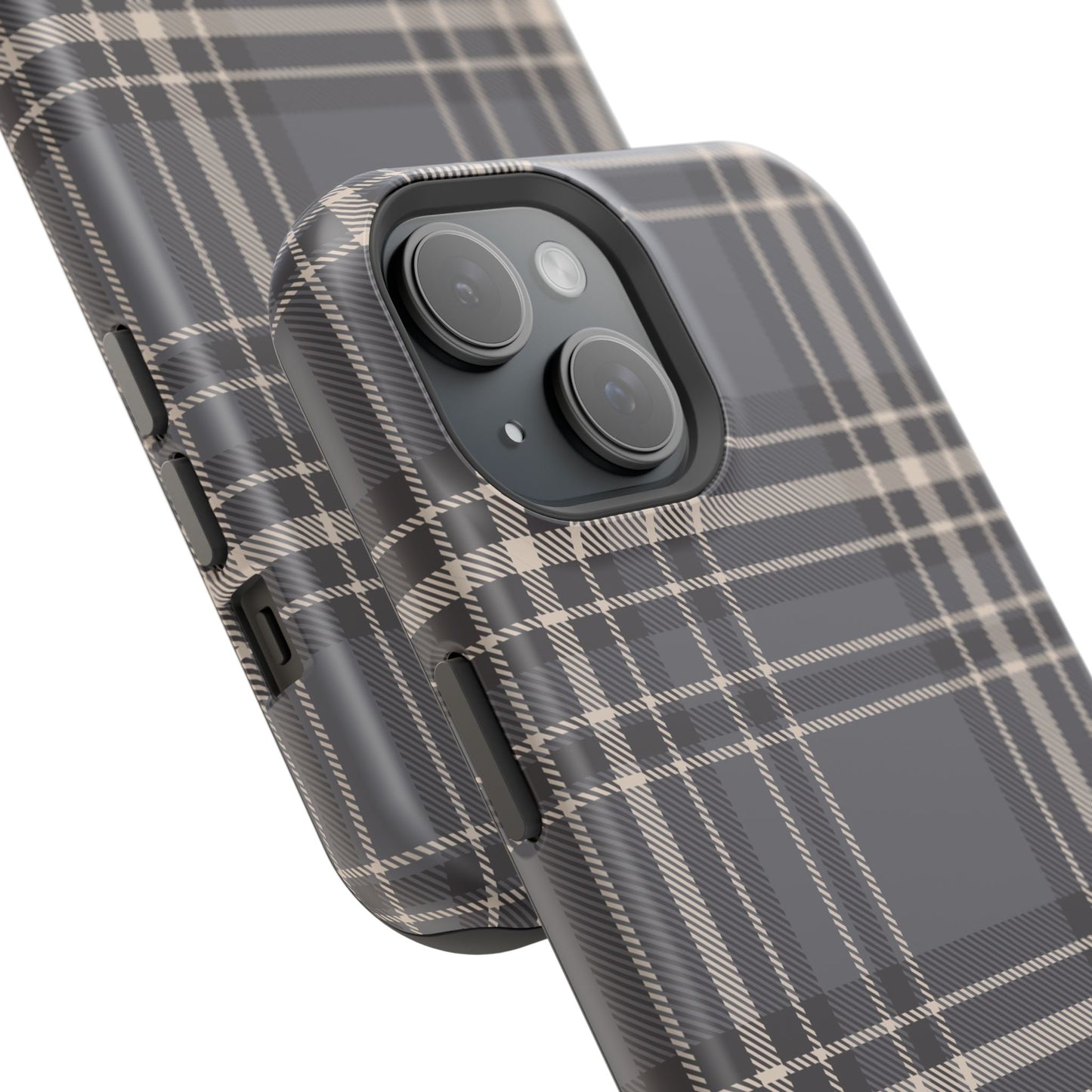 Monochrome Tartan - Magnetic Tough Case - Arc & Bold
