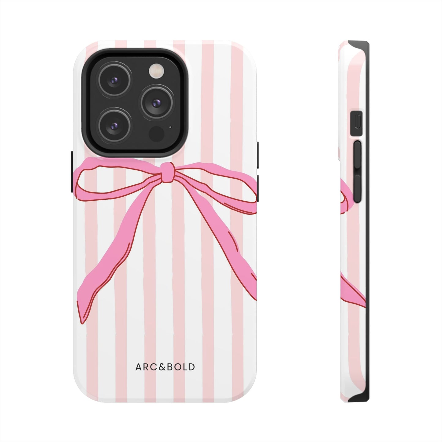 Pink Bow - Tough Phone Case - Arc & Bold