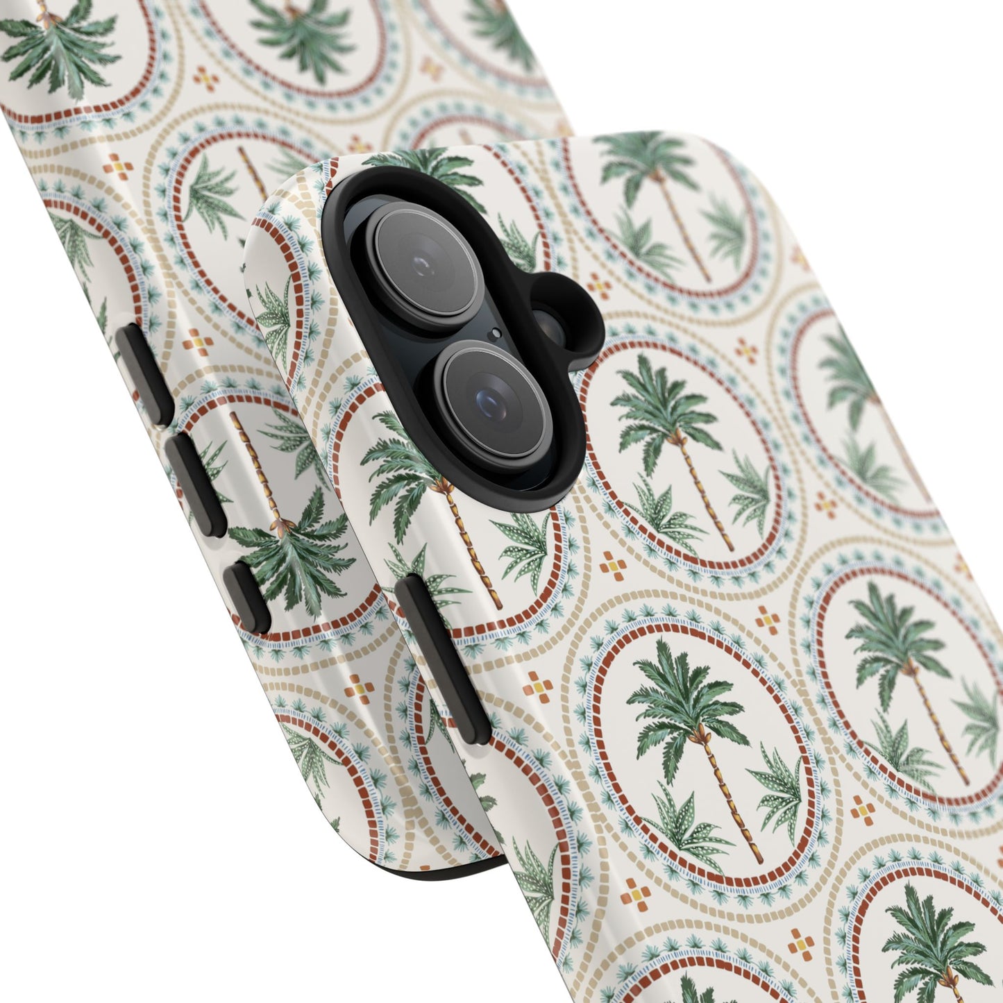 Tropical Tile Palm - Tough Phone Case - Arc & Bold