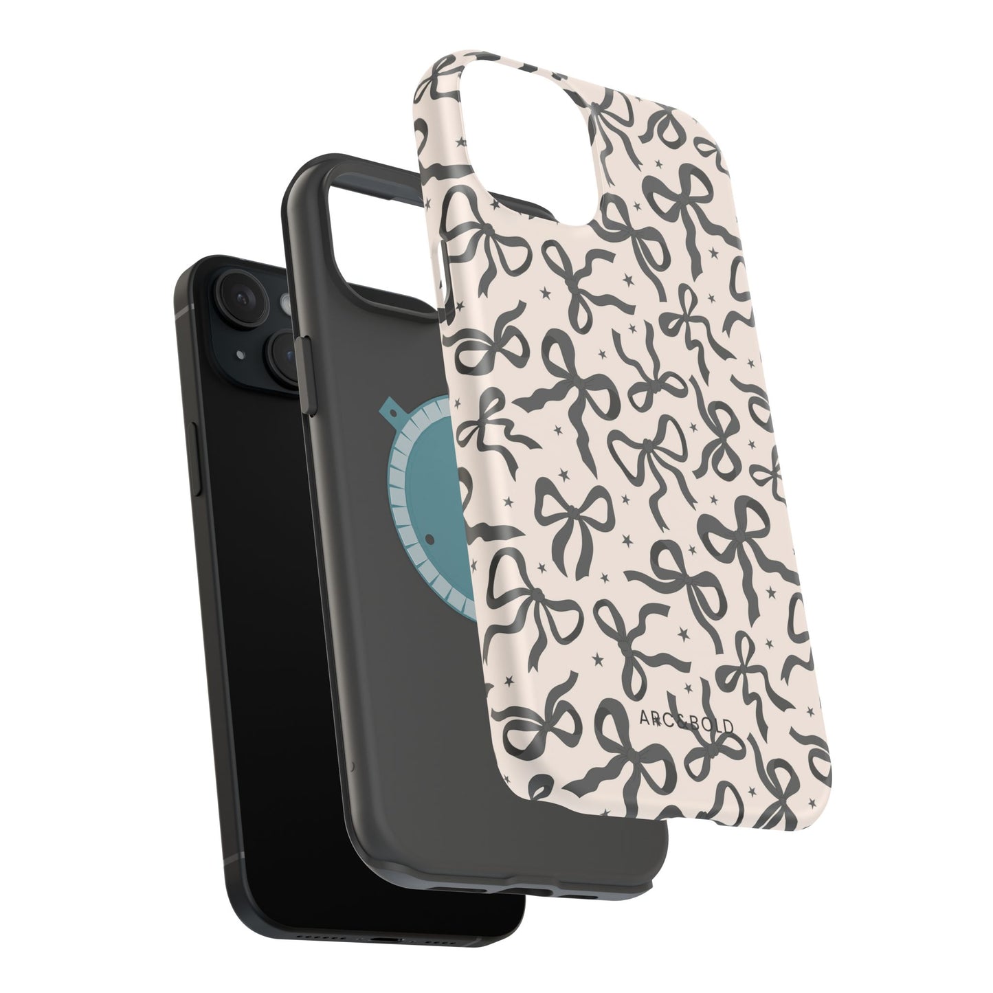 Noir Bows - Magnetic Tough Case - Arc & Bold