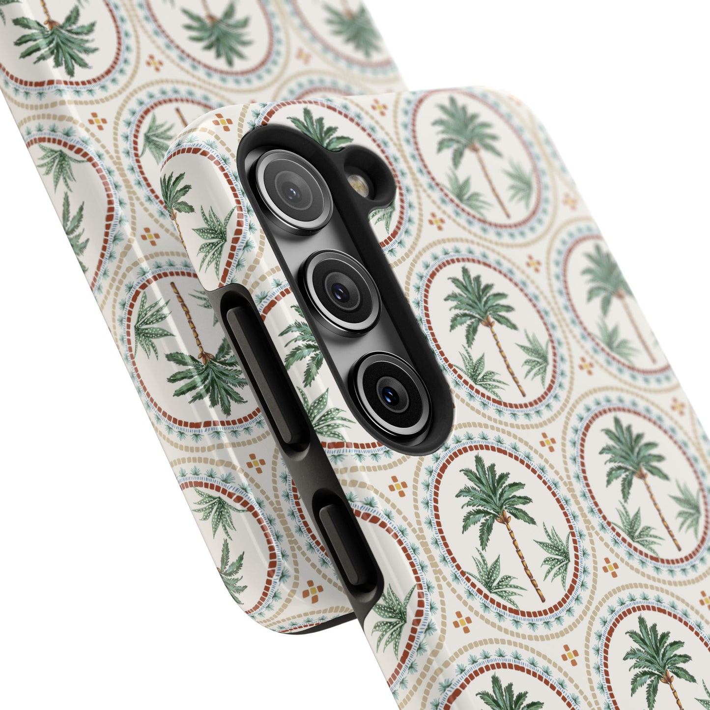 Tropical Tile Palm - Tough Phone Case - Arc & Bold