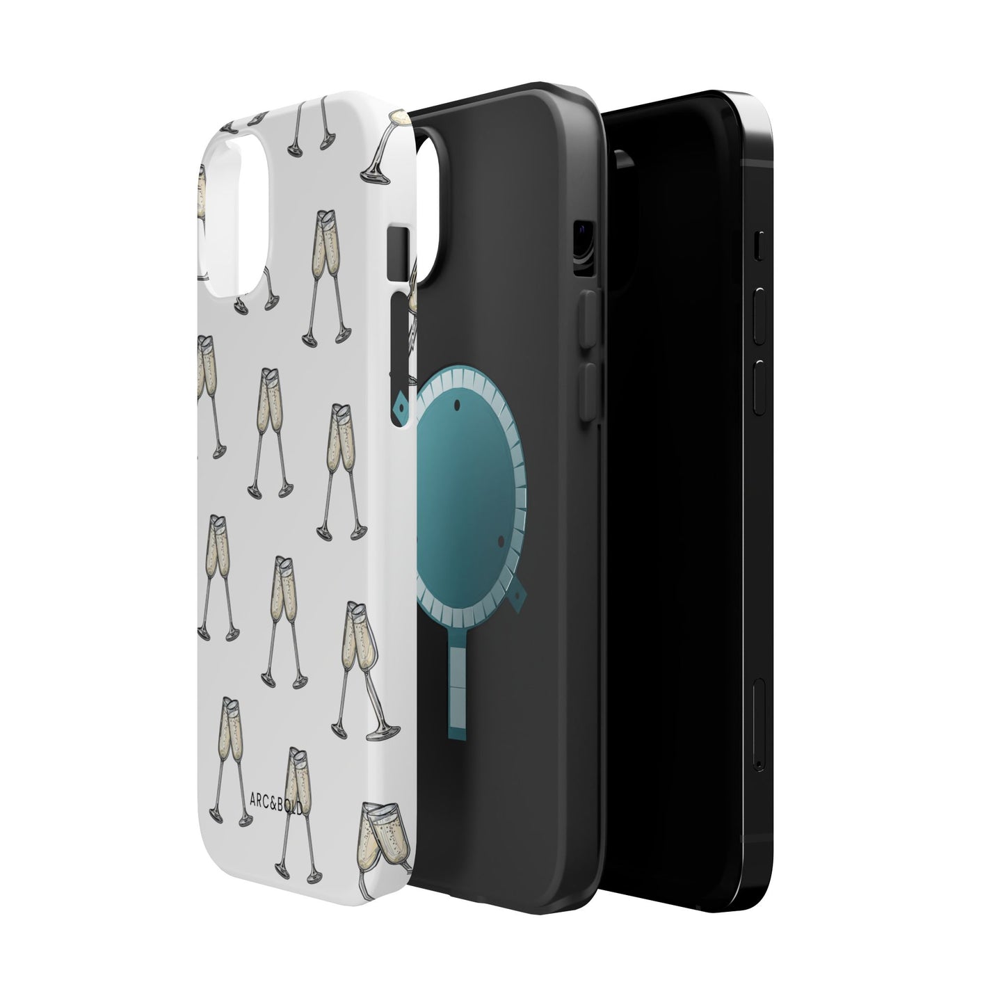 Champagne Toast -Magnetic Tough Case - Arc & Bold