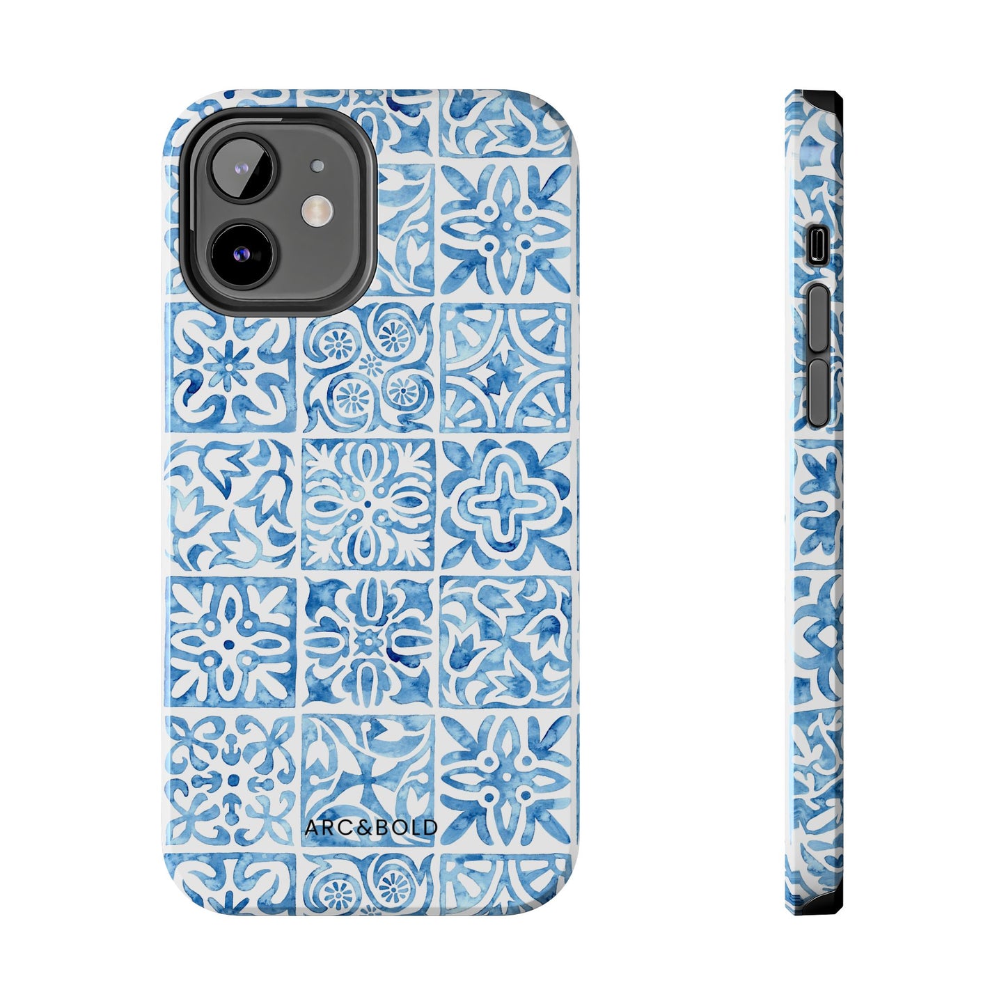 Blue Mosaic - Tough Phone Case - Arc & Bold
