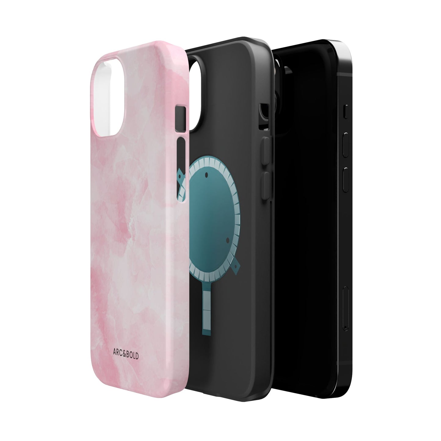 Blush Marble - Magnetic Tough Case - Arc & Bold