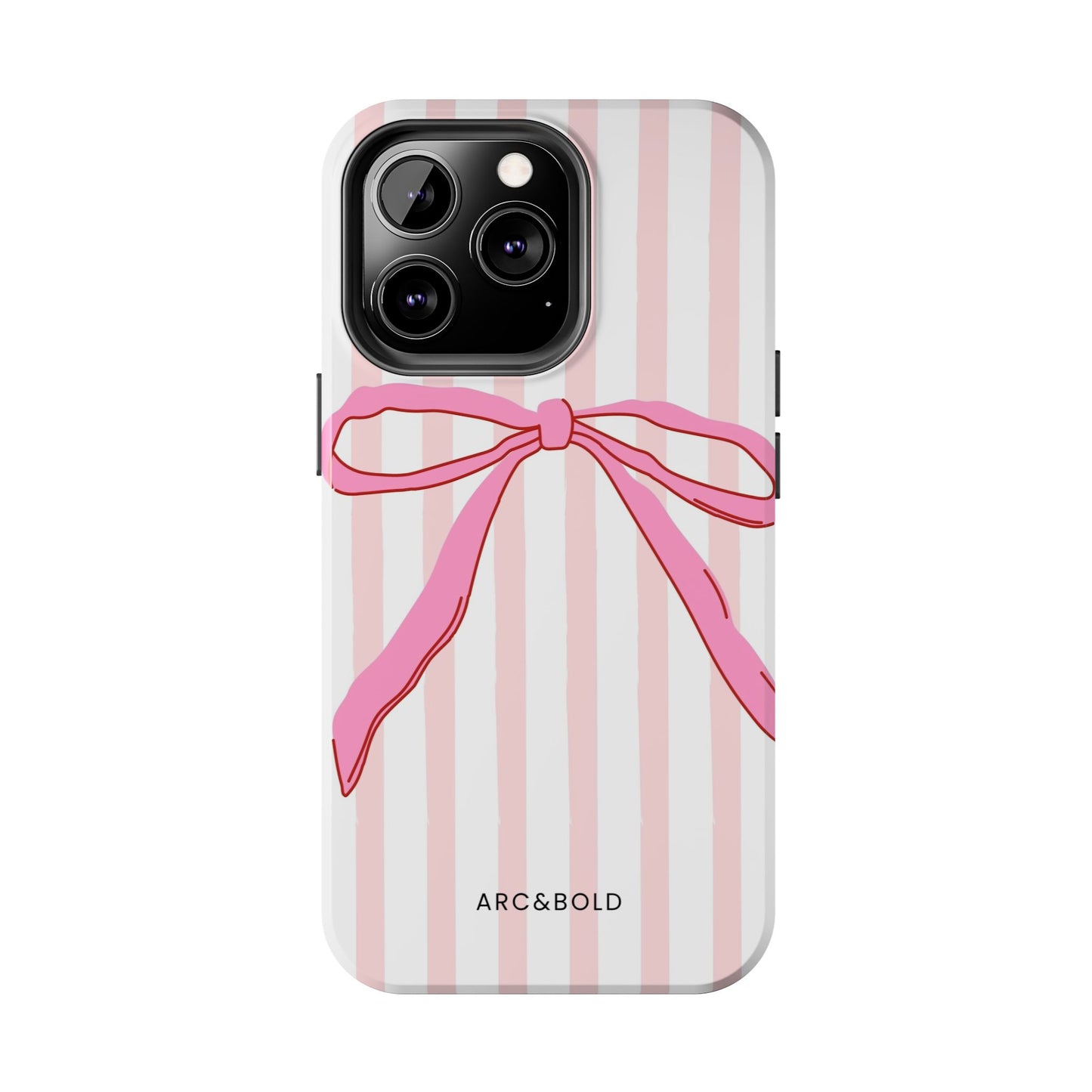 Pink Bow - Tough Phone Case - Arc & Bold