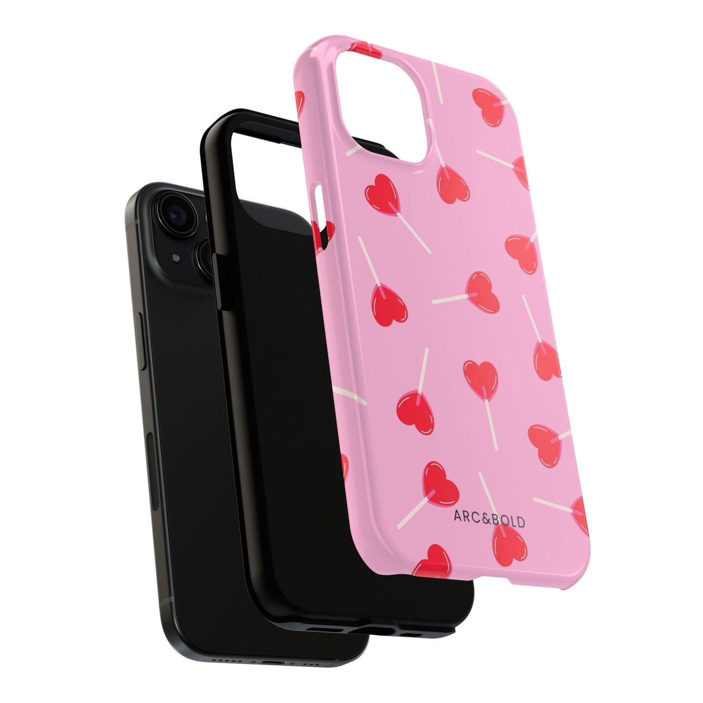 Heart Pops - Tough Phone Case - Arc & Bold