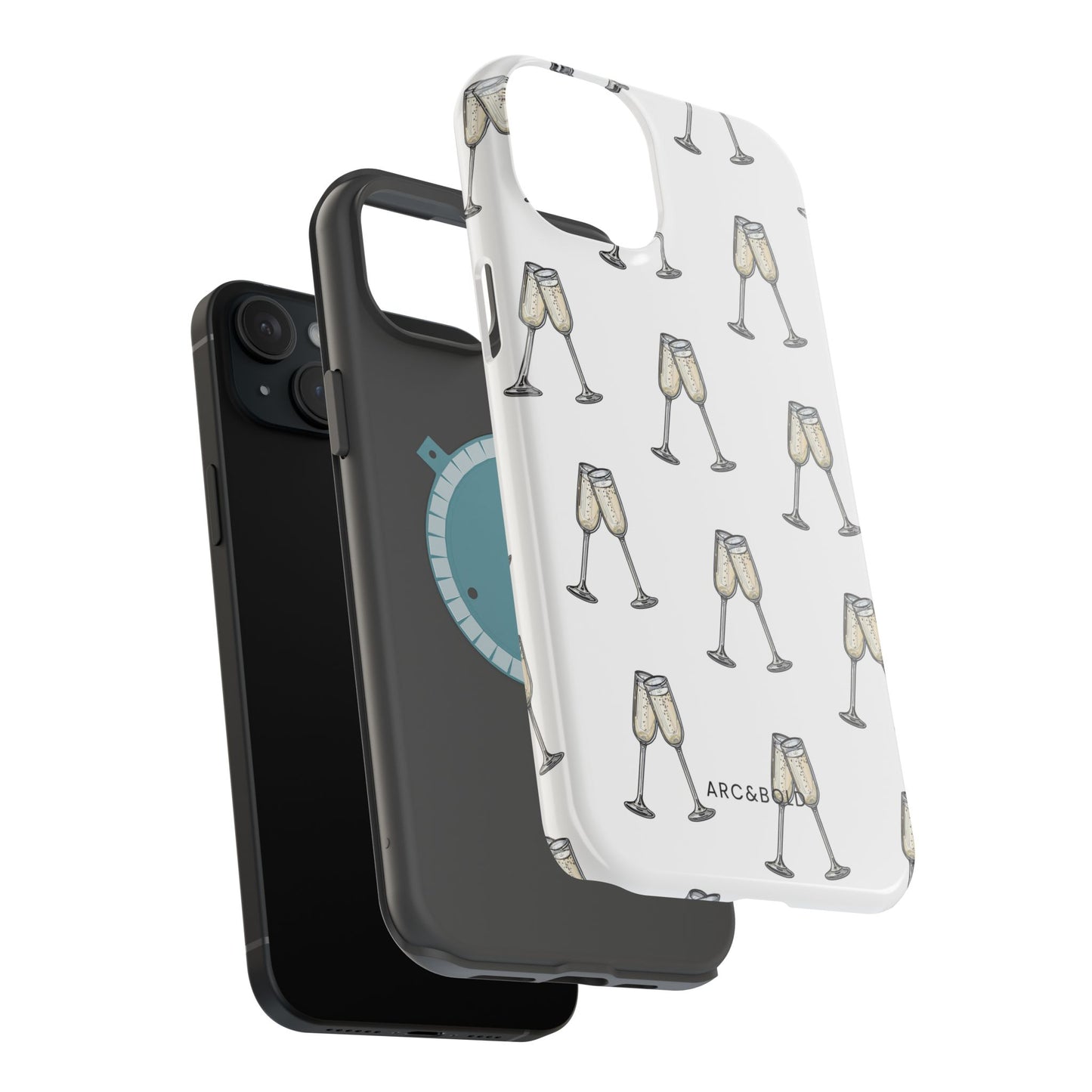 Champagne Toast -Magnetic Tough Case - Arc & Bold