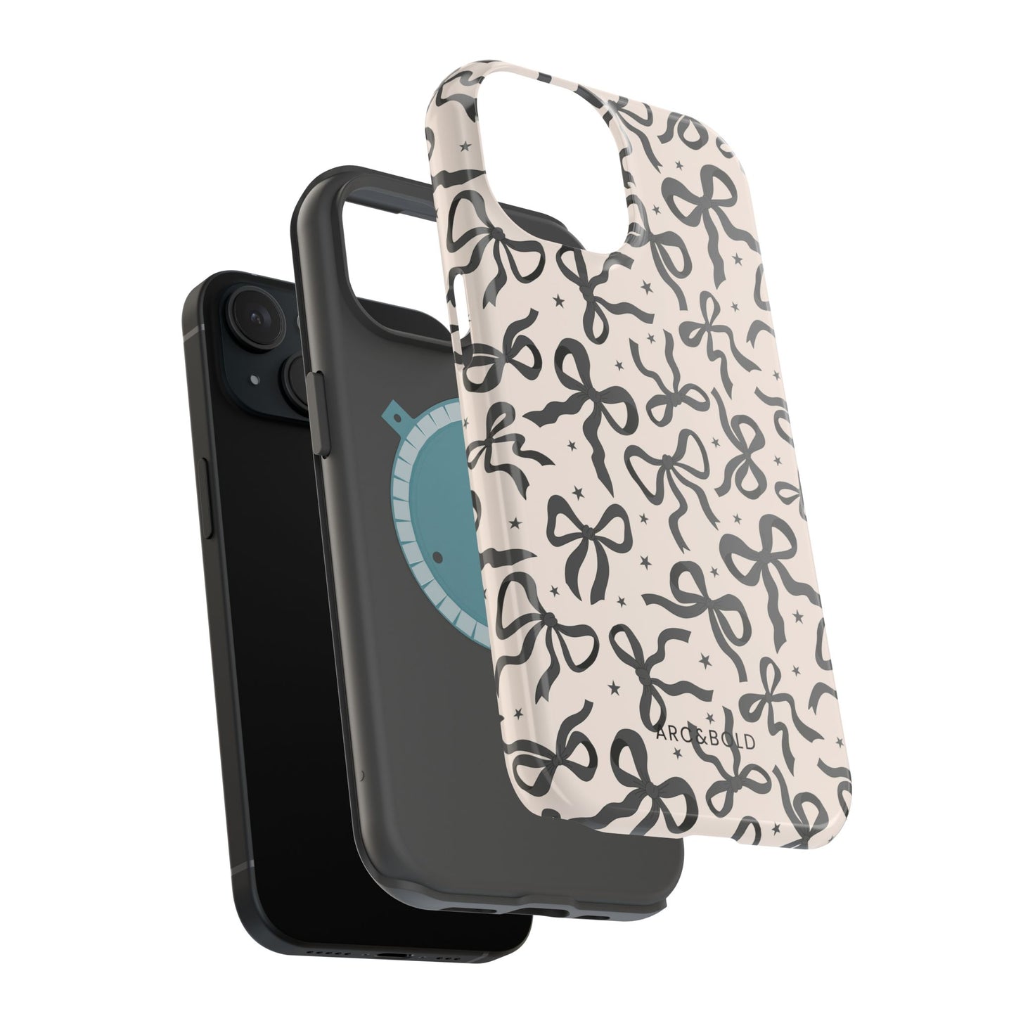 Noir Bows - Magnetic Tough Case - Arc & Bold