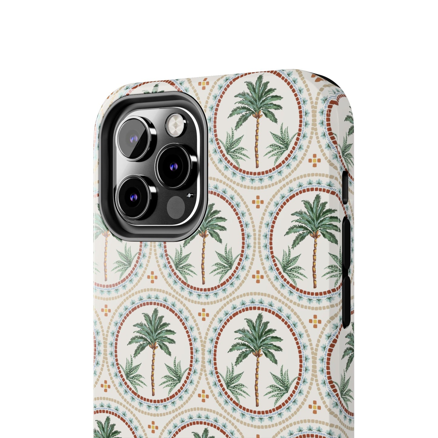 Tropical Tile Palm - Tough Phone Case - Arc & Bold
