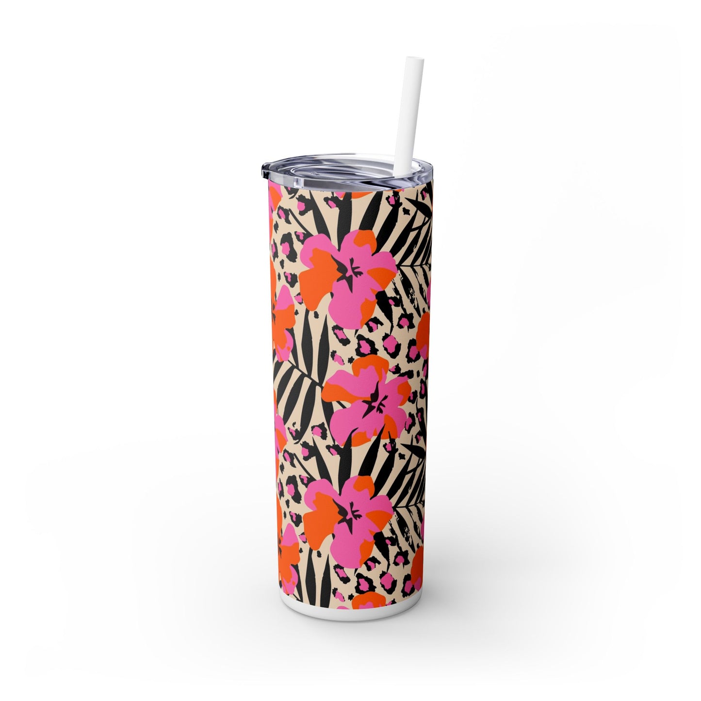 Aloha - Skinny Tumbler with Straw, 20oz