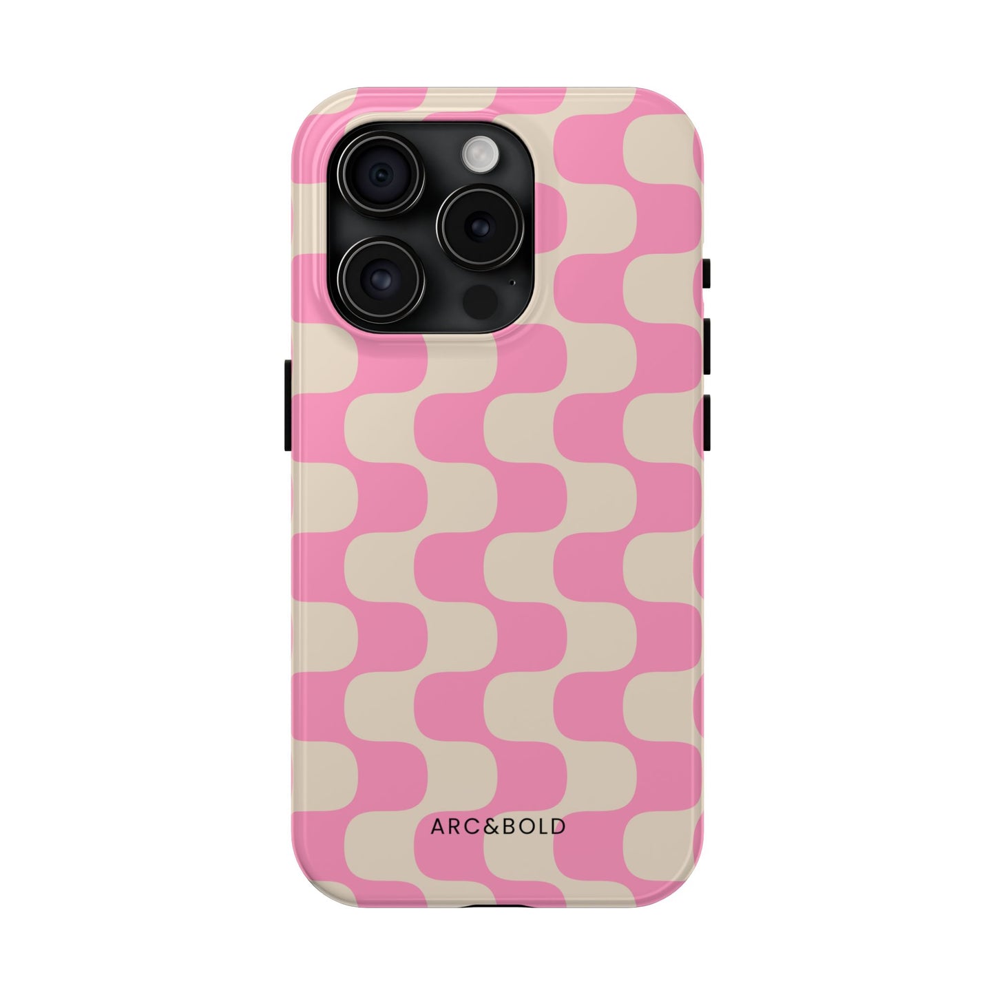 Pink Waves - Tough Phone Case - Arc & Bold