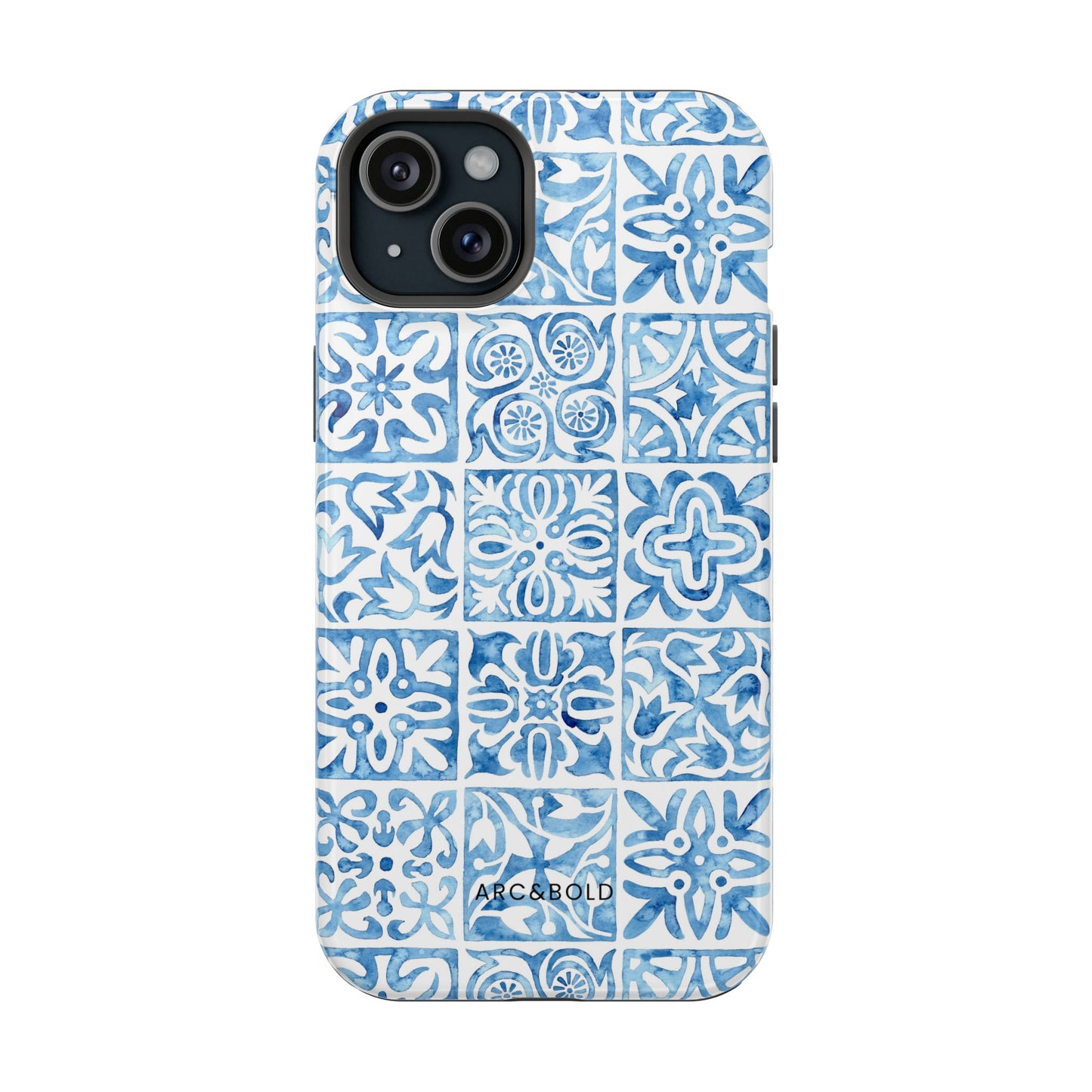 Blue Mosaic - Magnetic Phone Case - Arc & Bold