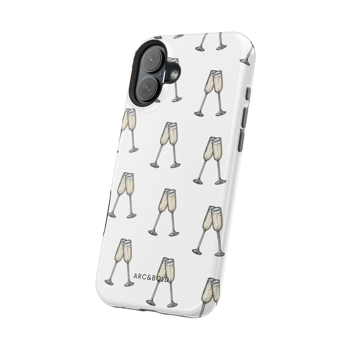 Champagne Toast -Magnetic Tough Case - Arc & Bold