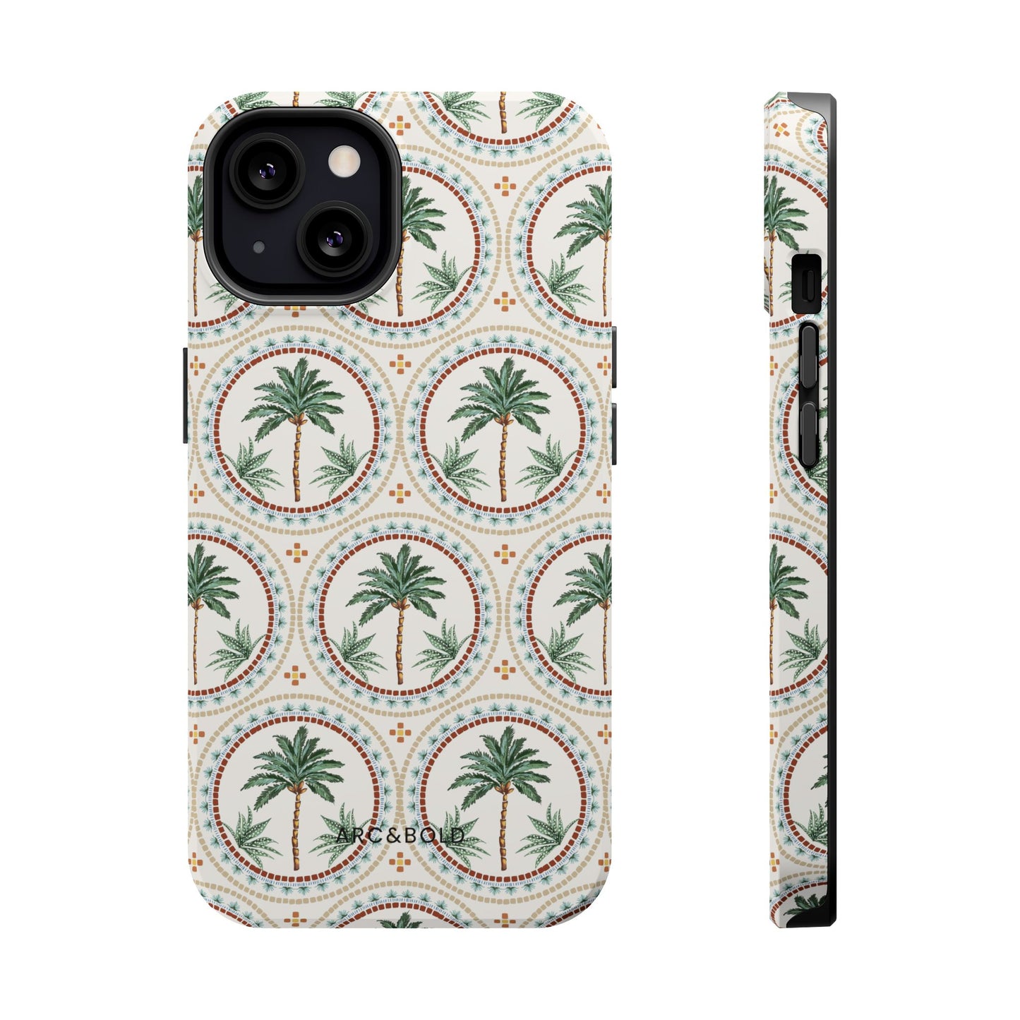 Tropical Tile Palm - Magnetic Tough Case - Arc & Bold