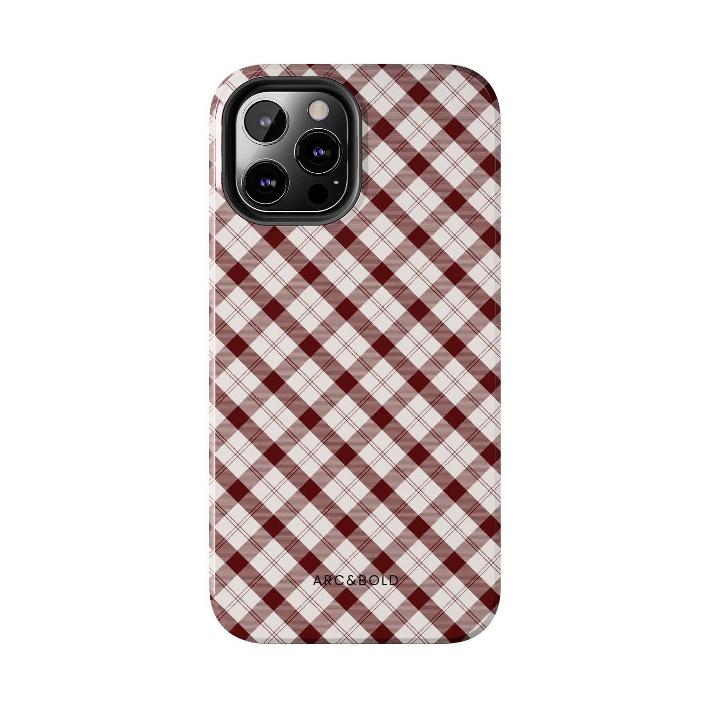 Maroon - Tough Phone Case - Arc & Bold