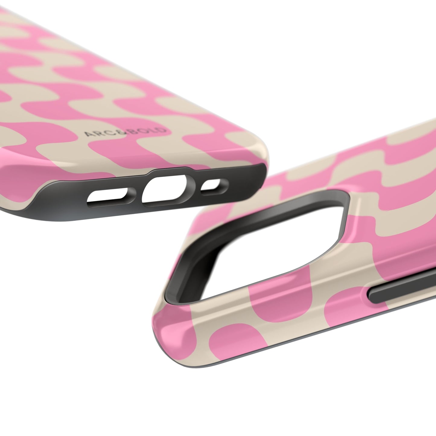 Pink Waves - Magnetic Phone Case - Arc & Bold