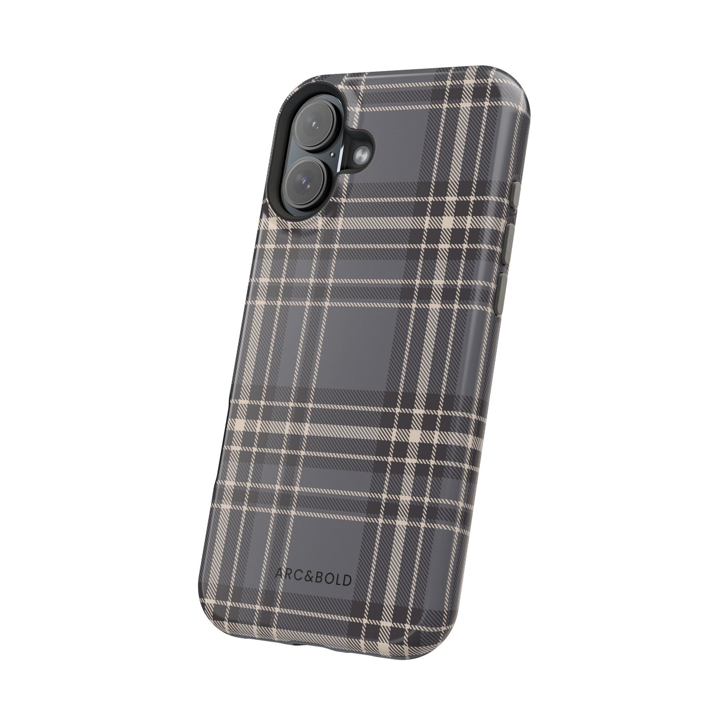 Monochrome Tartan - Magnetic Tough Case - Arc & Bold